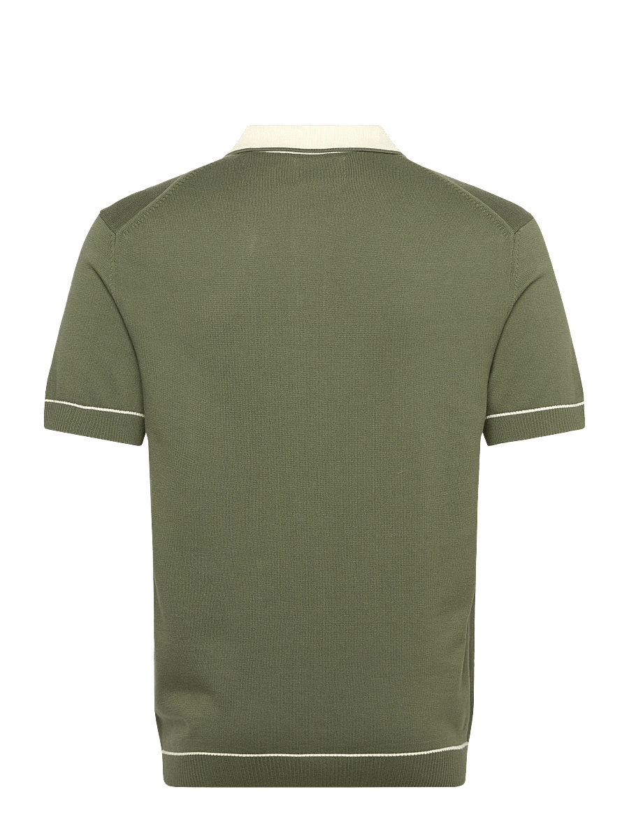Gant - COTTON MODAL POLO - kurzärmelig - dry herb green - 2