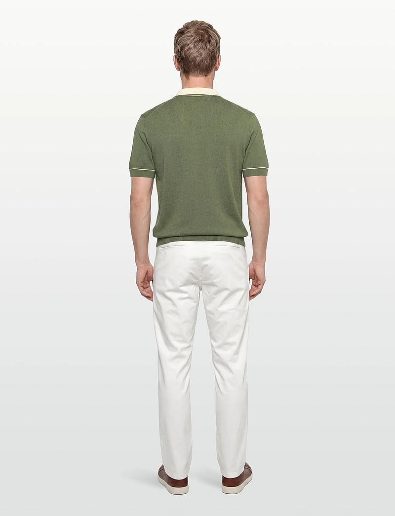 Gant - COTTON MODAL POLO - kortærmede poloer - dry herb green - 4