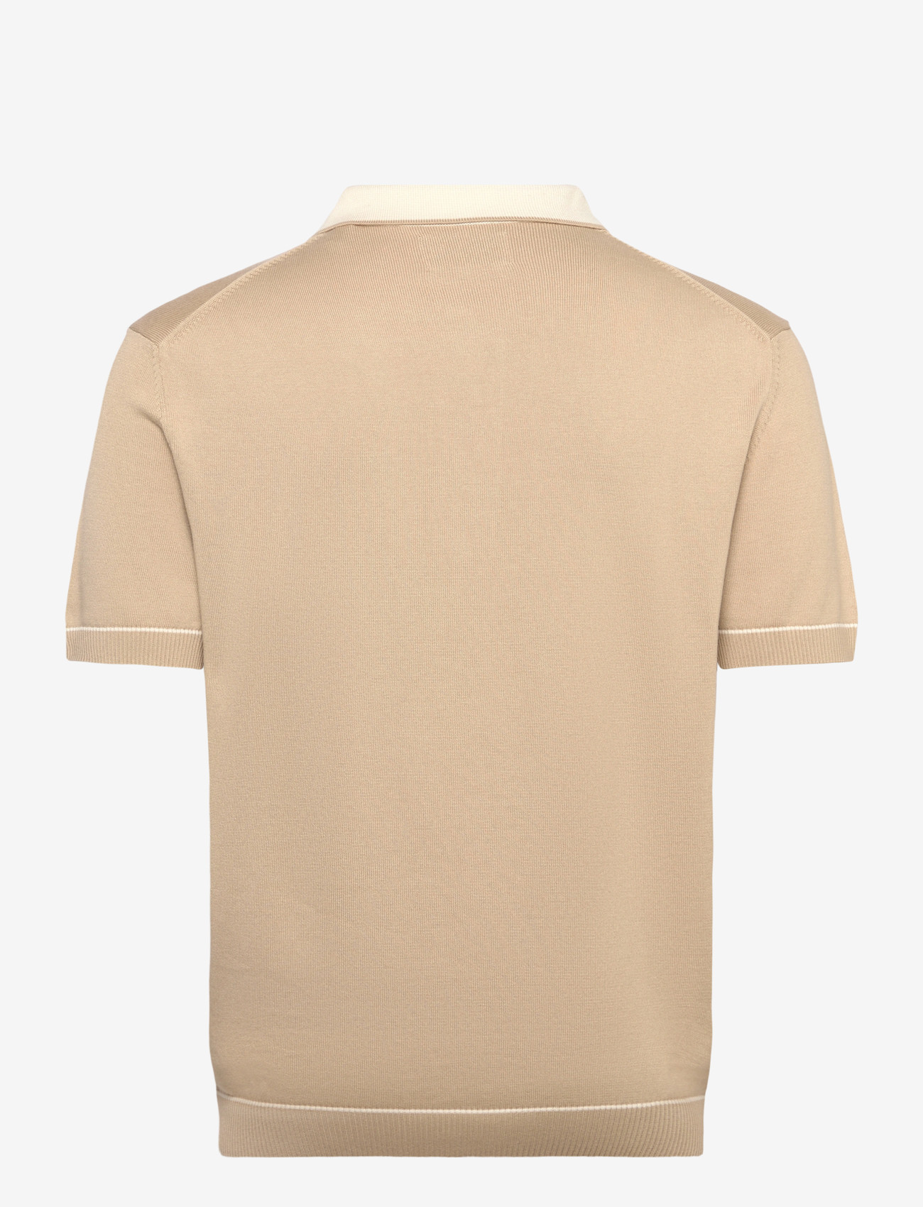 Gant - COTTON MODAL POLO - kortærmede poloer - oat beige - 2