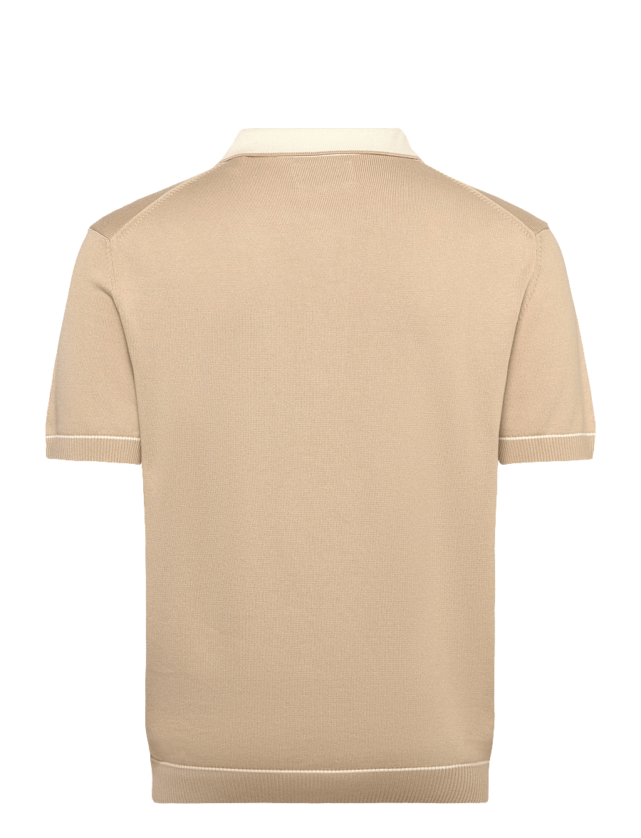 Gant - COTTON MODAL POLO - kortärmade pikéer - oat beige - 2