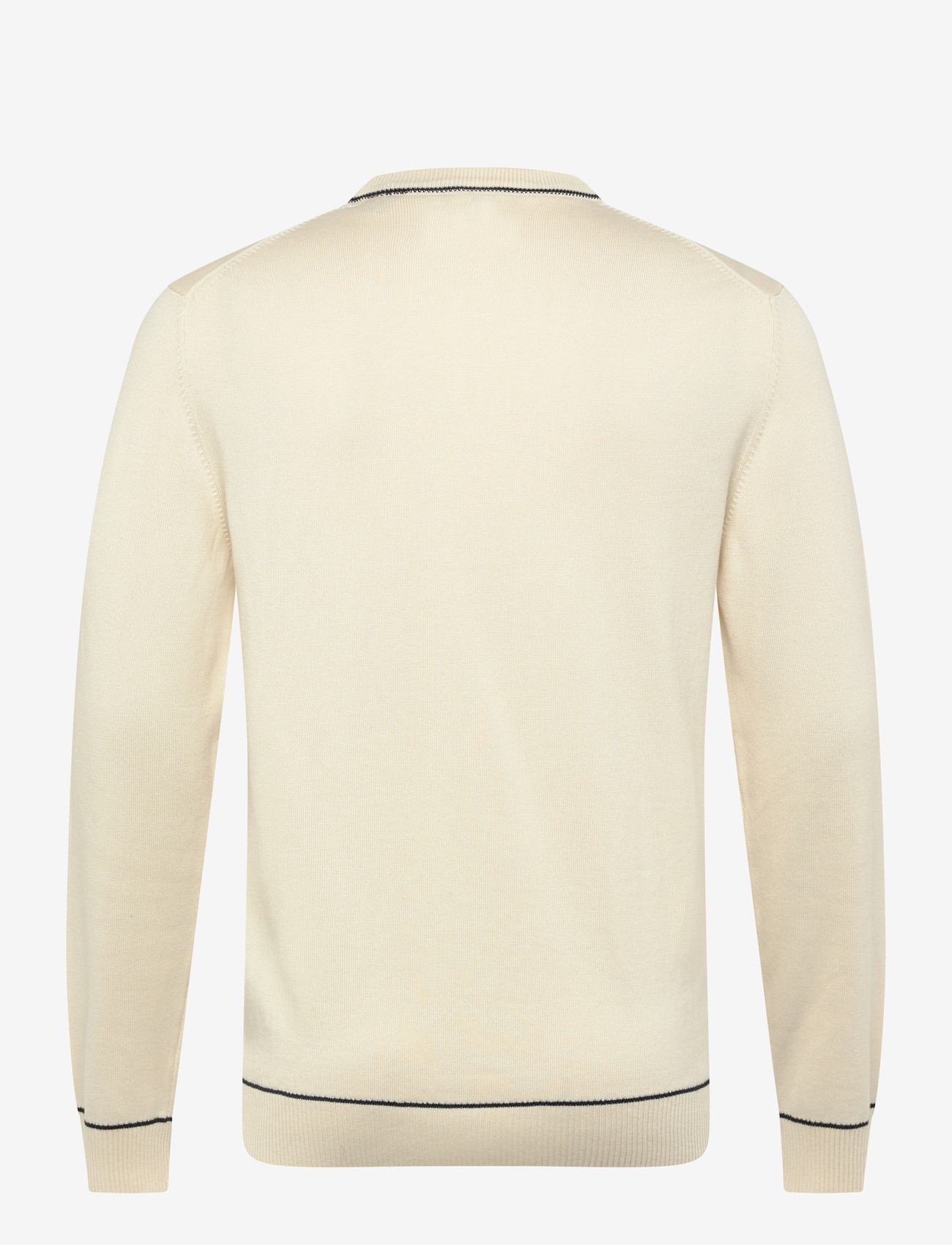 GANT - COTTON MODAL C-NECK - Ümmarguse kaelusega kudumid - cream - 1