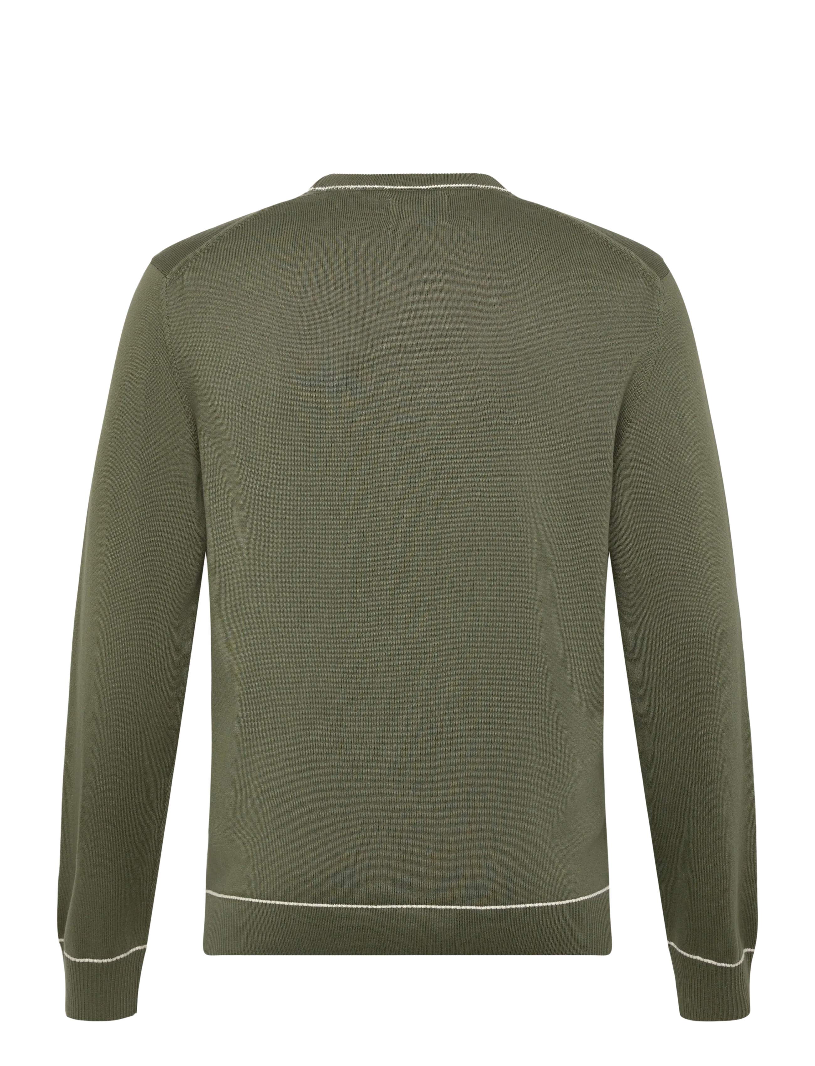 Gant - COTTON MODAL C-NECK - round necks - dry herb green - 2