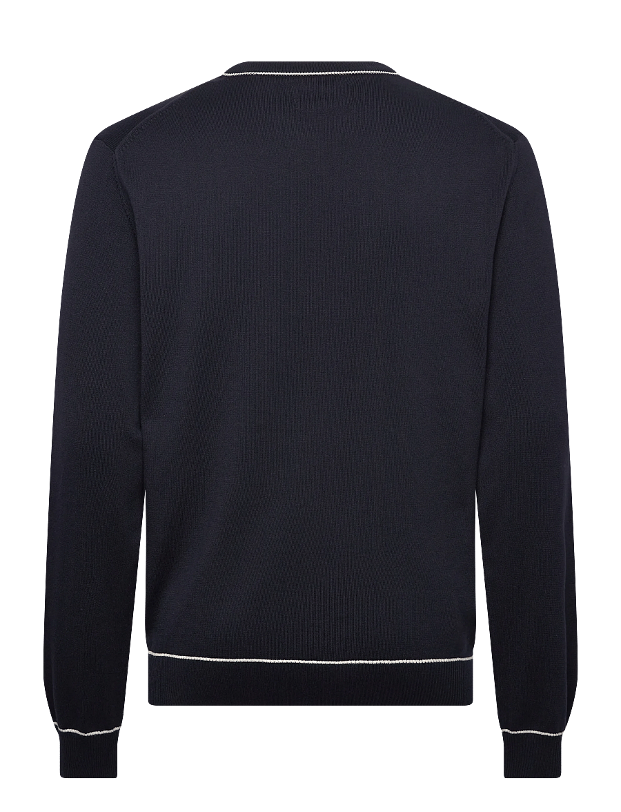 Gant - COTTON MODAL C-NECK - rundhals - evening blue - 2