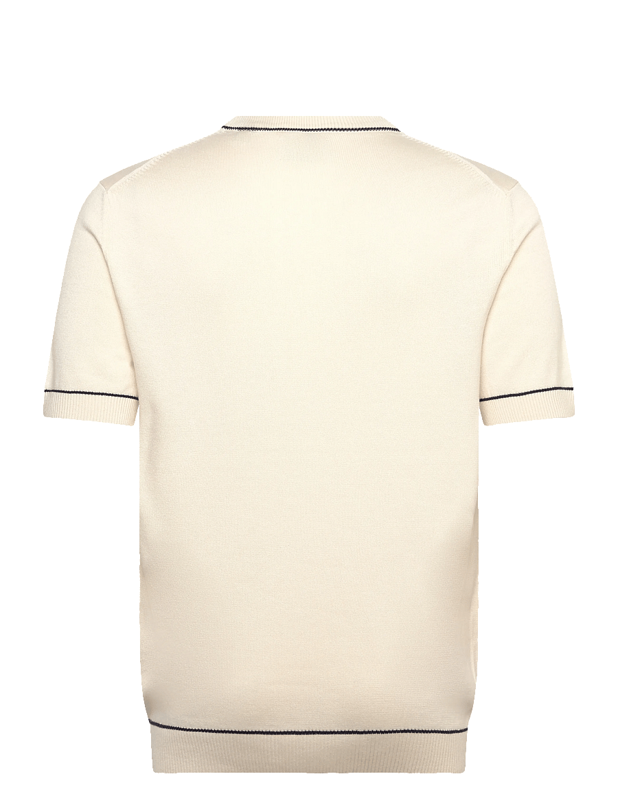 Gant - COTTON MODAL SS C-NECK - korte mouwen - cream - 2