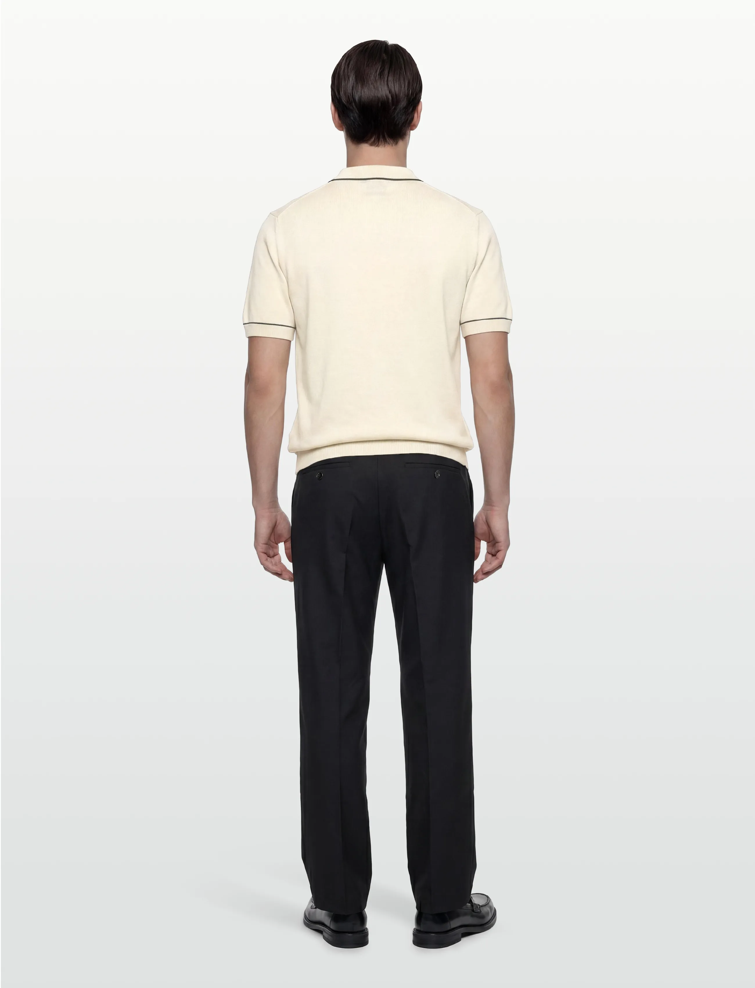 Gant - COTTON MODAL SS C-NECK - short-sleeved t-shirts - cream - 4