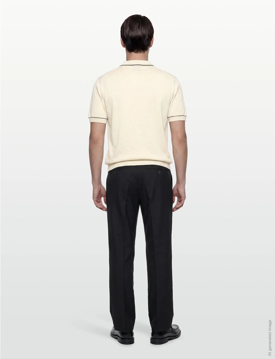 Gant - COTTON MODAL SS C-NECK - korte mouwen - cream - 4