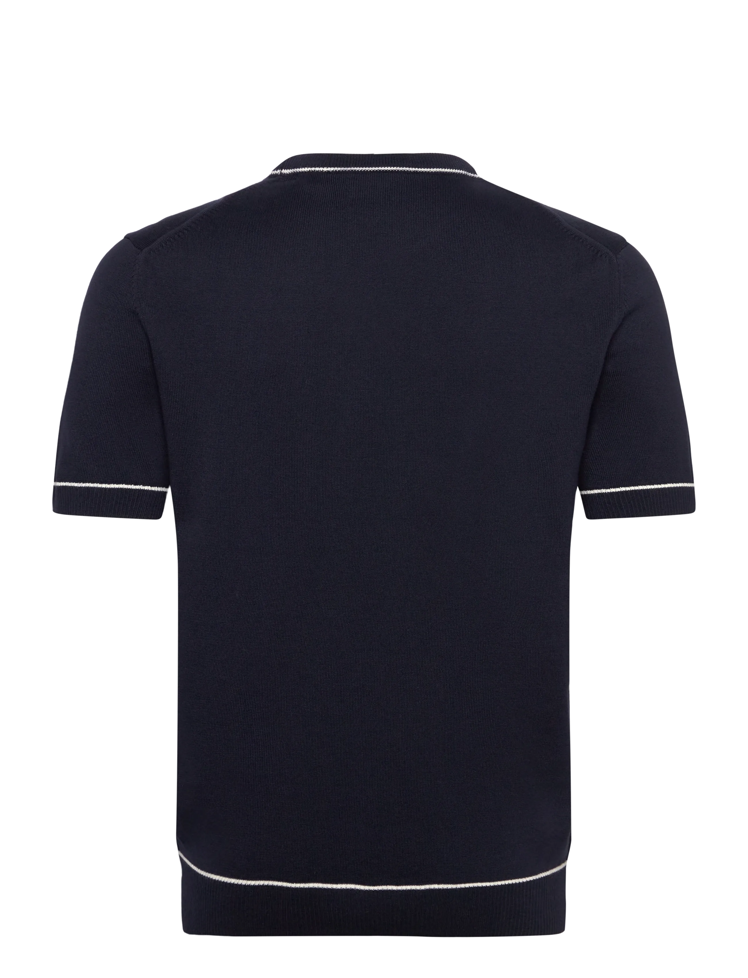 Gant - COTTON MODAL SS C-NECK - stutterma bolir - evening blue - 2