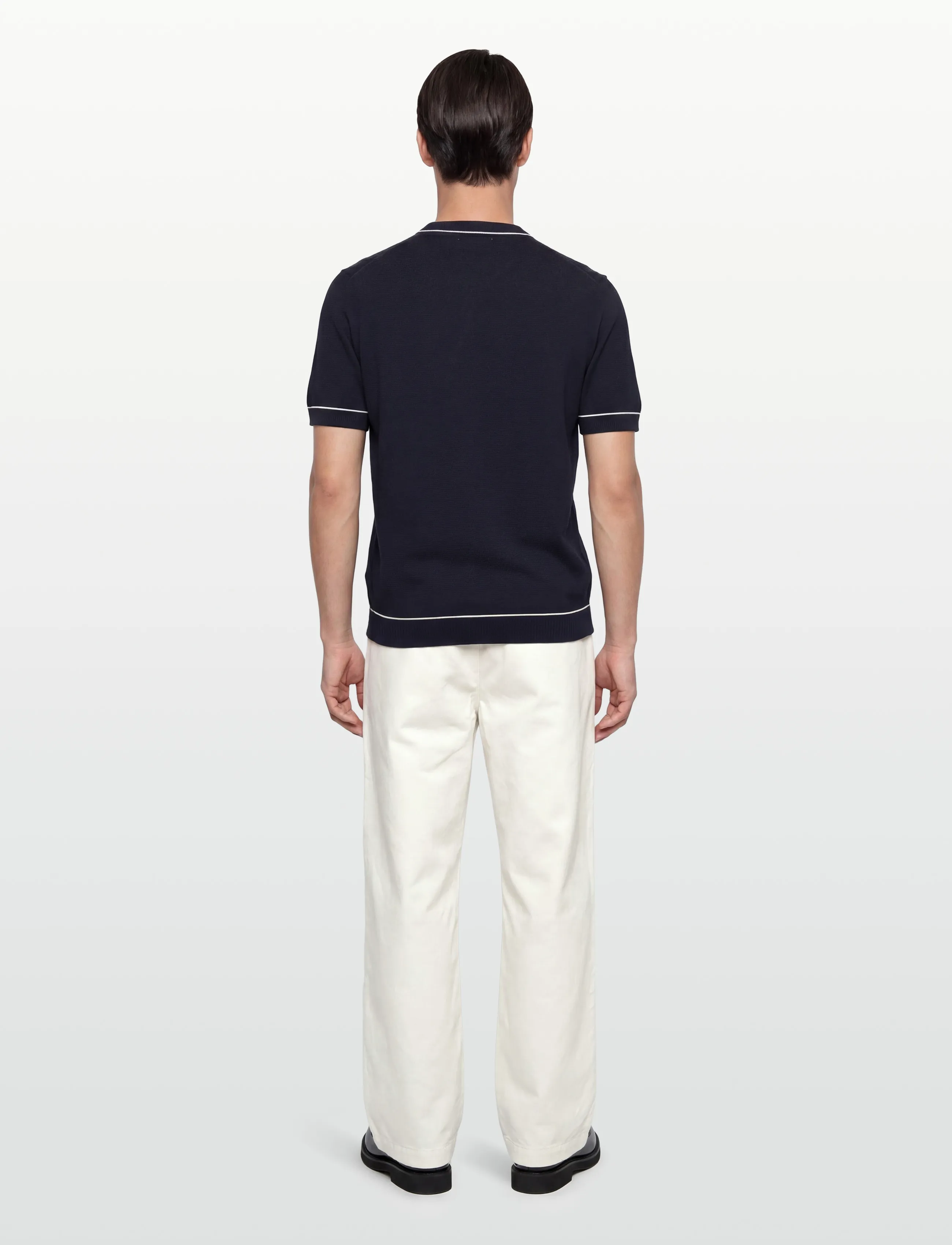 Gant - COTTON MODAL SS C-NECK - stutterma bolir - evening blue - 4