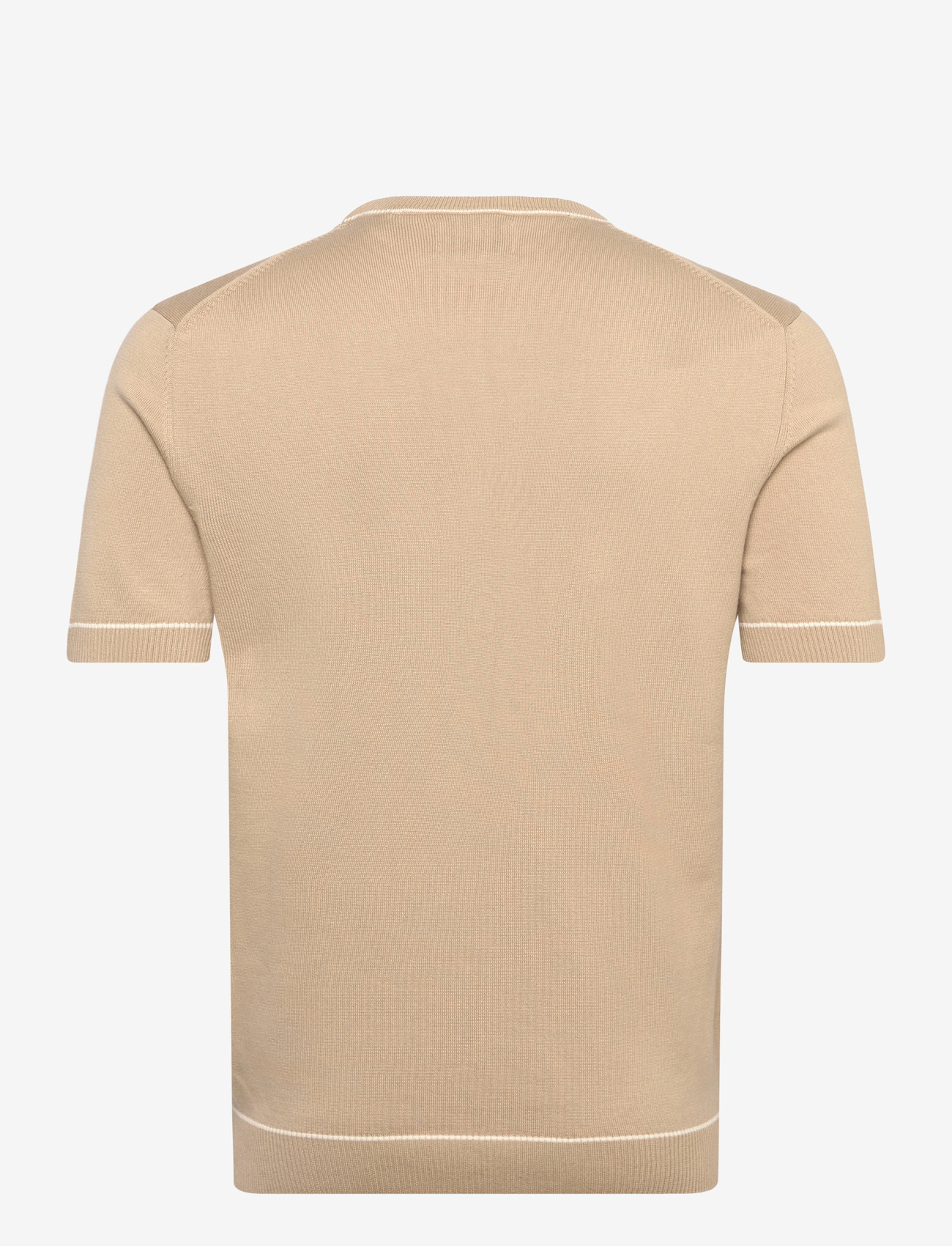 Gant - COTTON MODAL SS C-NECK - marškinėliai trumpomis rankovėmis - oat beige - 2