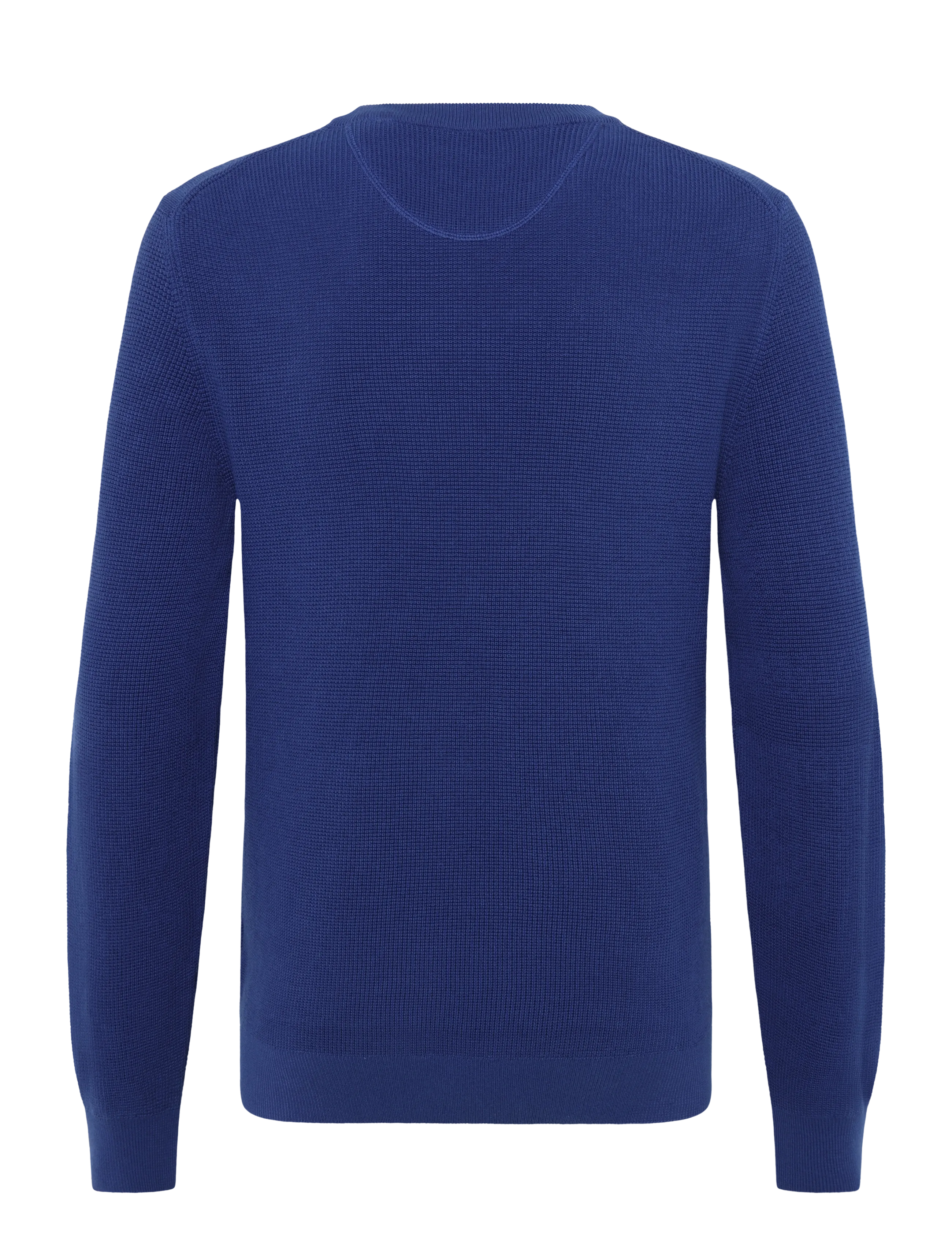 Gant - Waffle Knit Sweater - Ümara kaelusega - crisp blue - 1