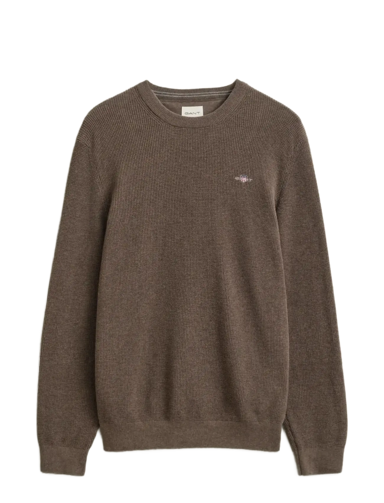 GANT Waffle Knit Pullover Braun - XXXL - Herren