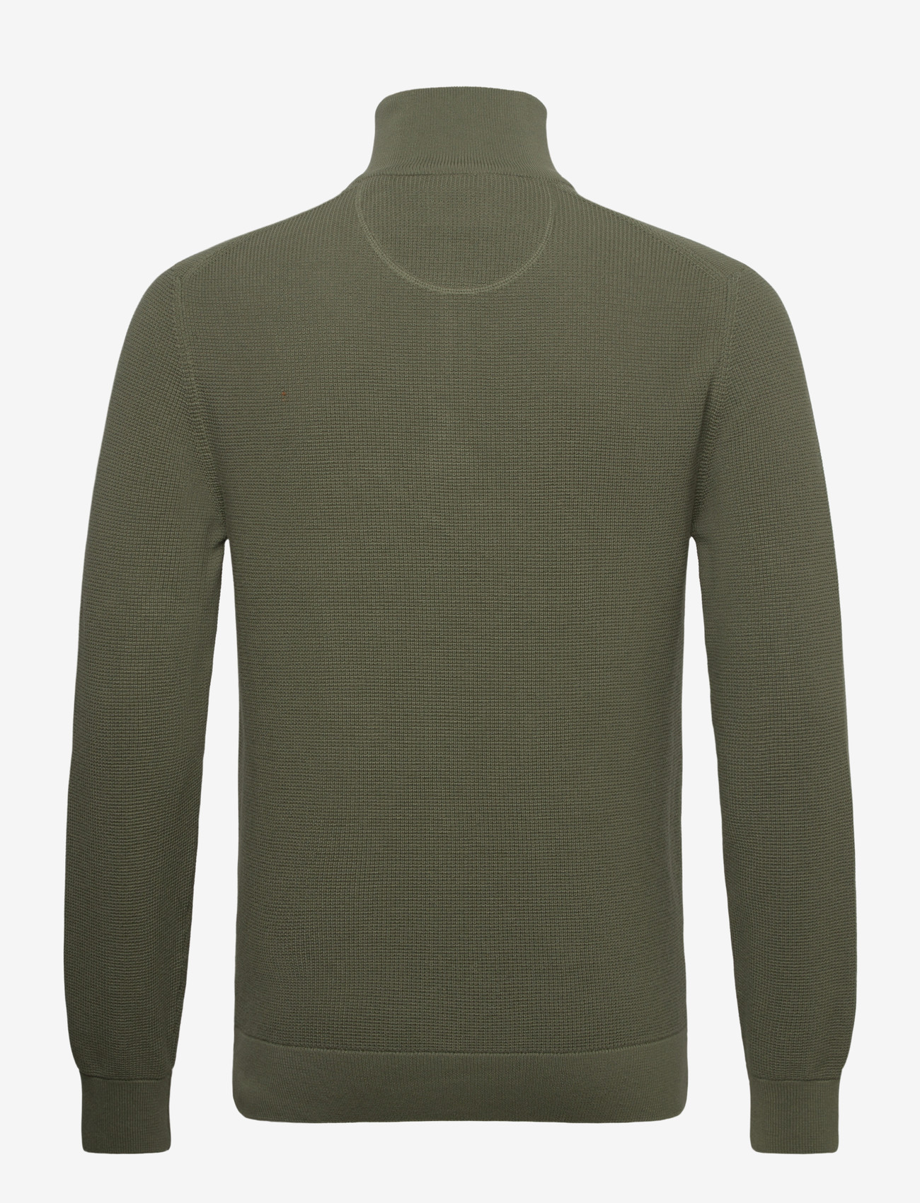 GANT - MICRO TEXTURED COTTON HALF ZIP - tõmblukk-kaelusega džemprid - dry herb green - 1