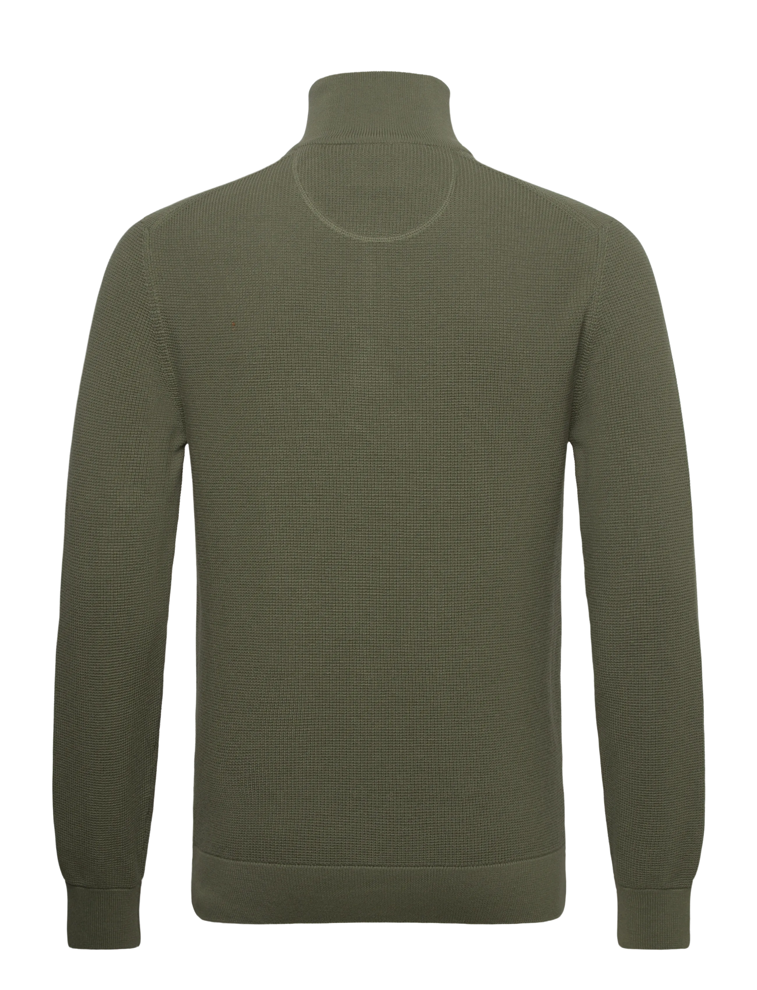 Gant - MICRO TEXTURED COTTON HALF ZIP - truien met halve rits - dry herb green - 2