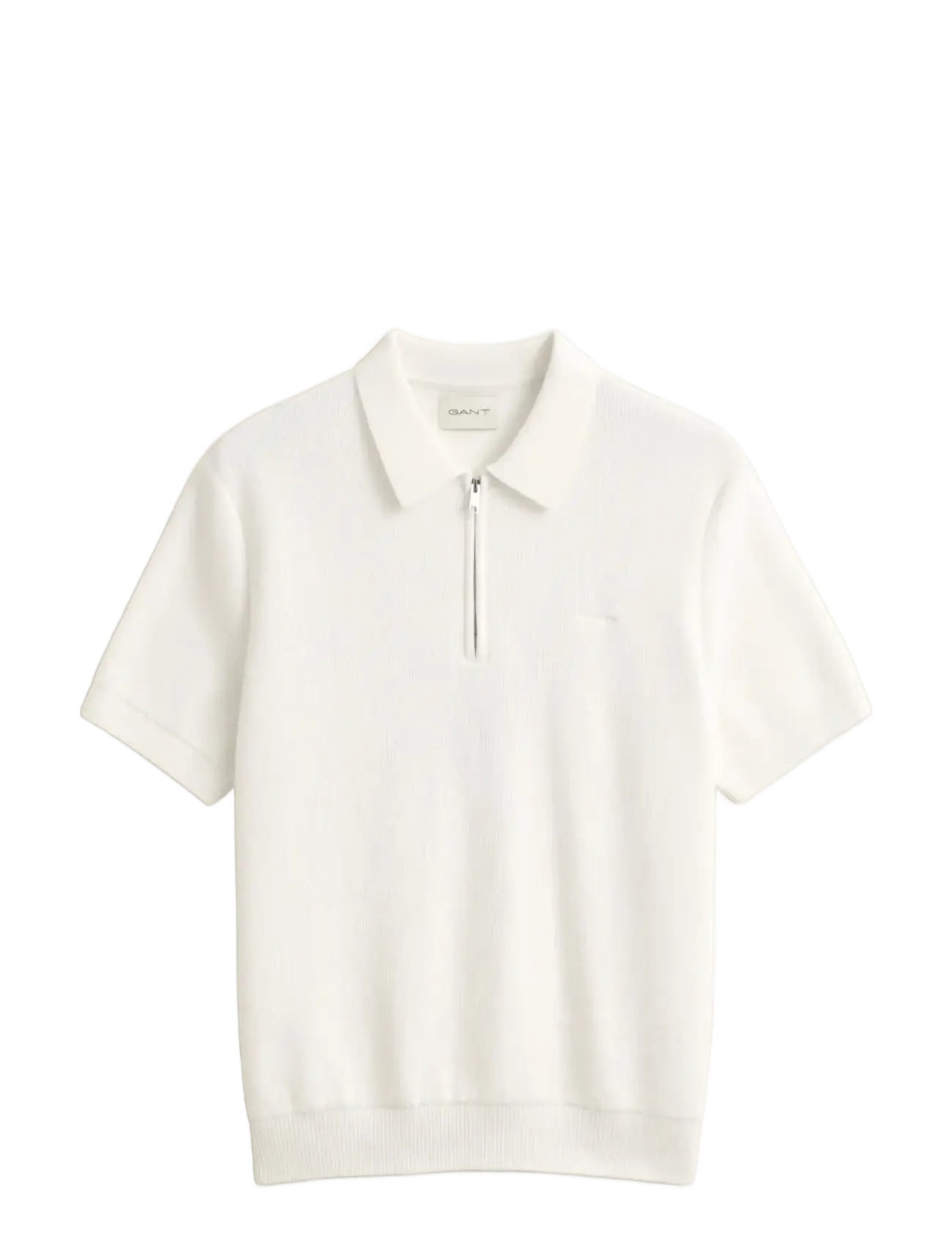 Gant COTTON RIB HZ POLO - Kudumid - EGGSHELL / cream