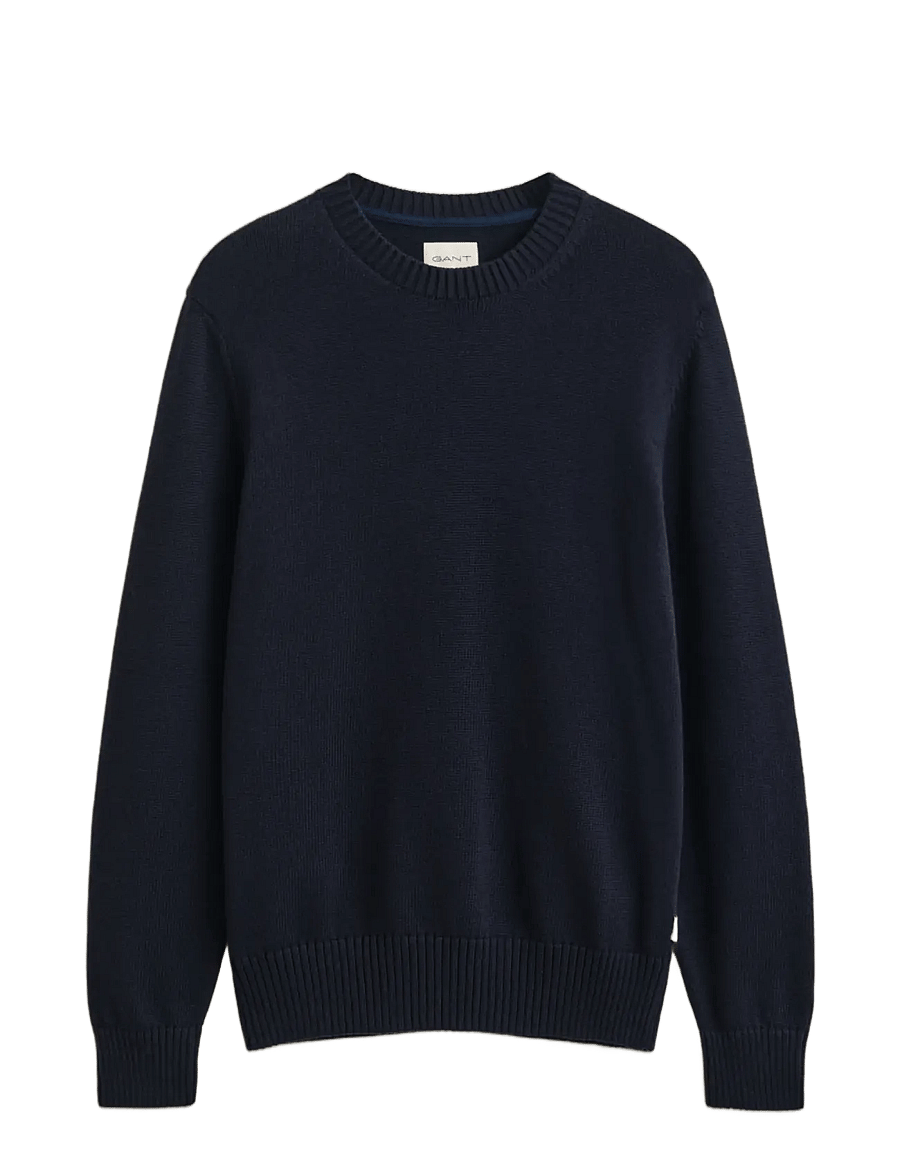 Gant - SUPIMA COTTON C-NECK - pulls col rond - evening blue - 0