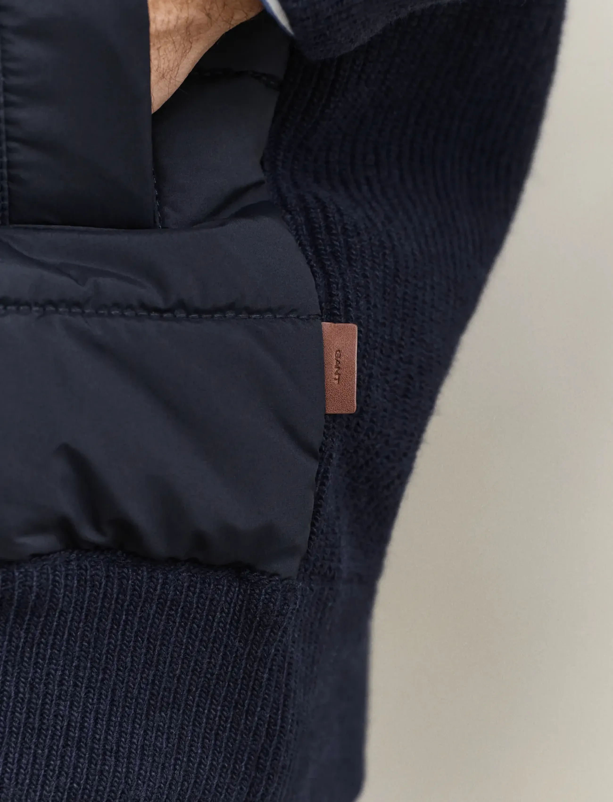 Gant - HYBRID ZIPPED CARDIGAN - voodriga jakid - evening blue - 2