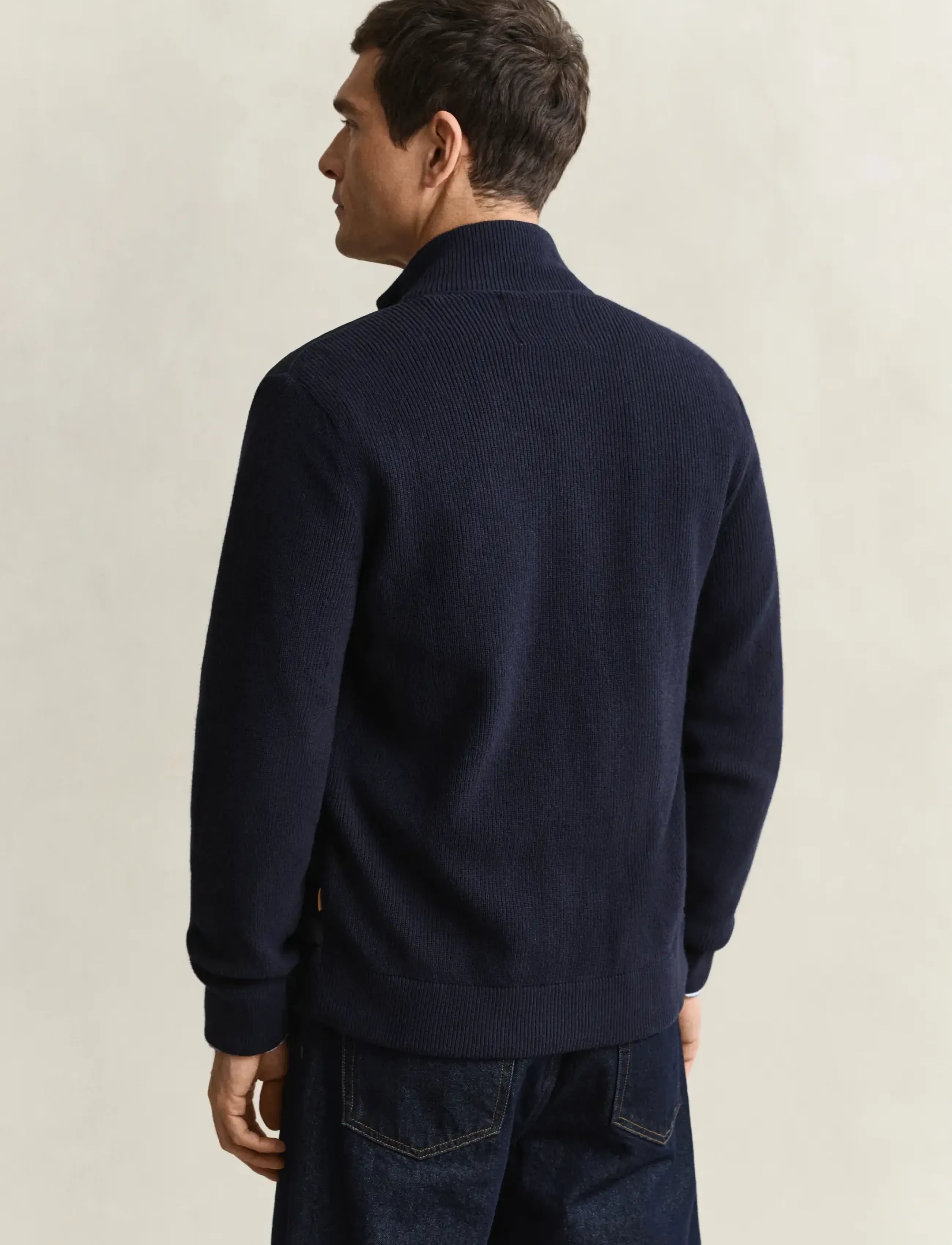 Gant - HYBRID ZIPPED CARDIGAN - voodriga jakid - evening blue - 4