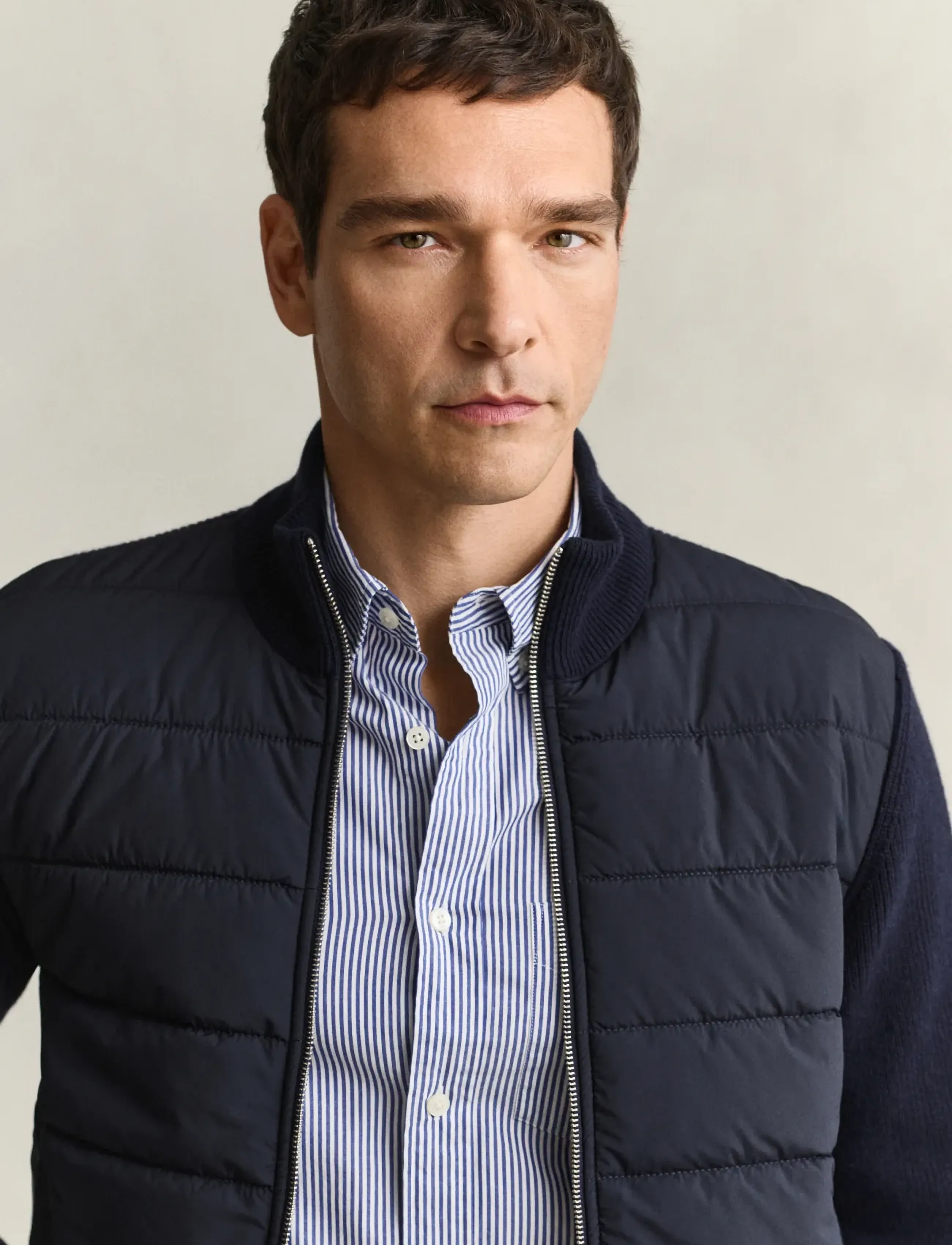 Gant Hybrid Zipped Cardigan herr – bild 6