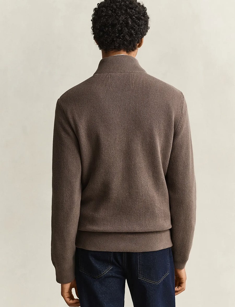 Gant - HYBRID ZIPPED CARDIGAN - forede jakker - faded taupe - 3
