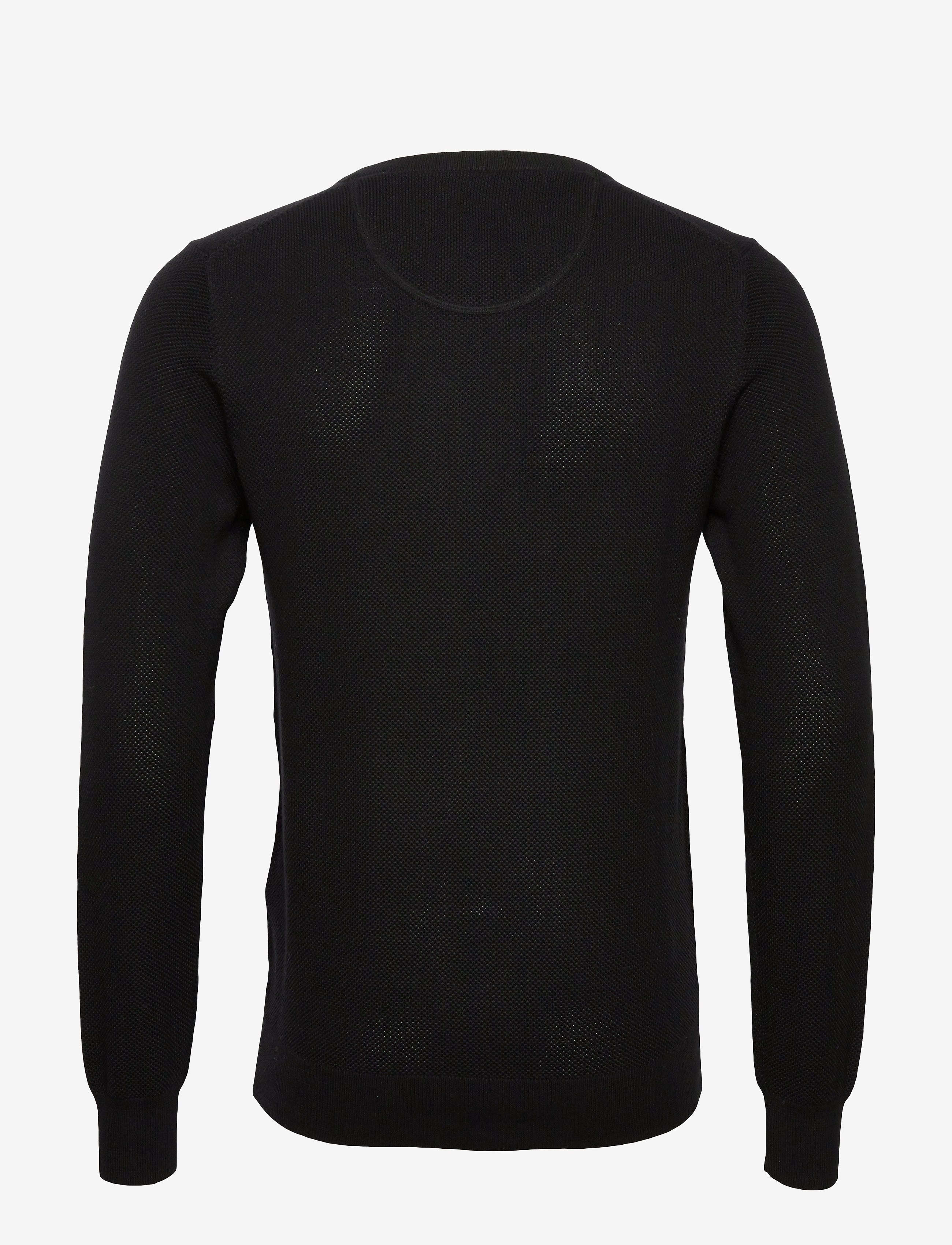 GANT - COTTON PIQUE C-NECK - black - 1