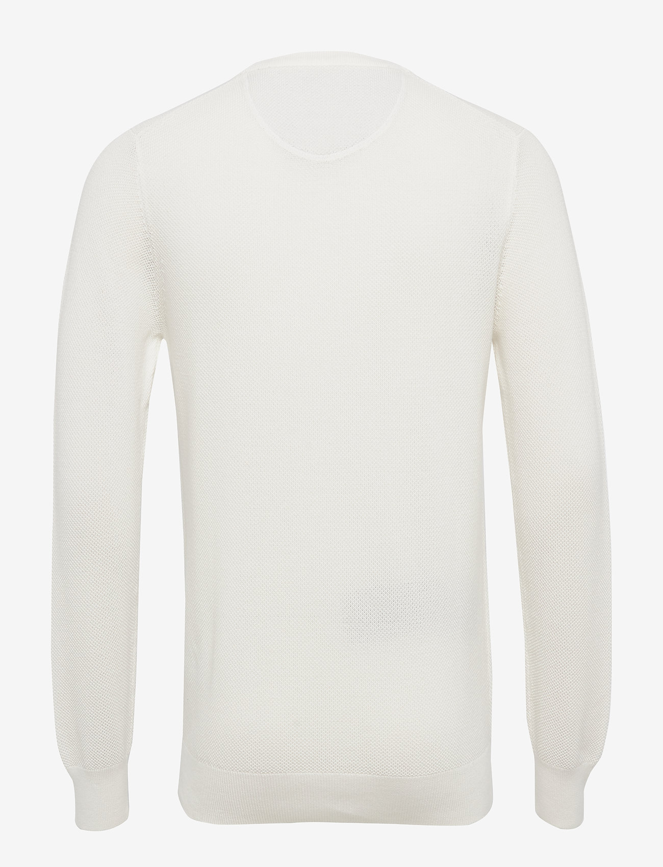 GANT - COTTON PIQUE C-NECK - eggshell - 1