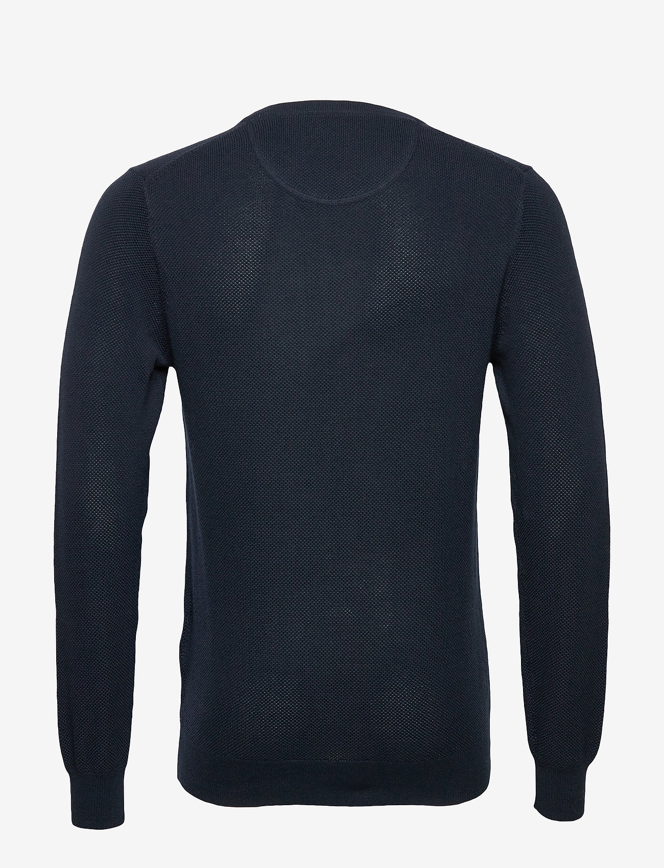 GANT - COTTON PIQUE C-NECK - rundhalsad - evening blue - 1