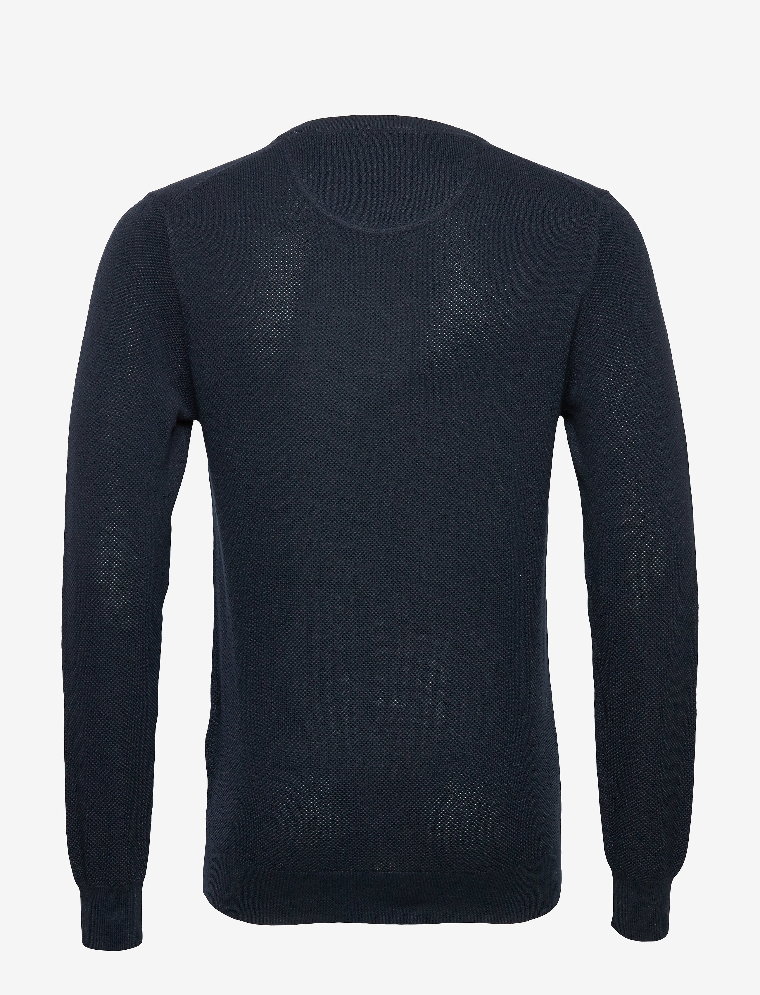 GANT - COTTON PIQUE C-NECK - evening blue - 1