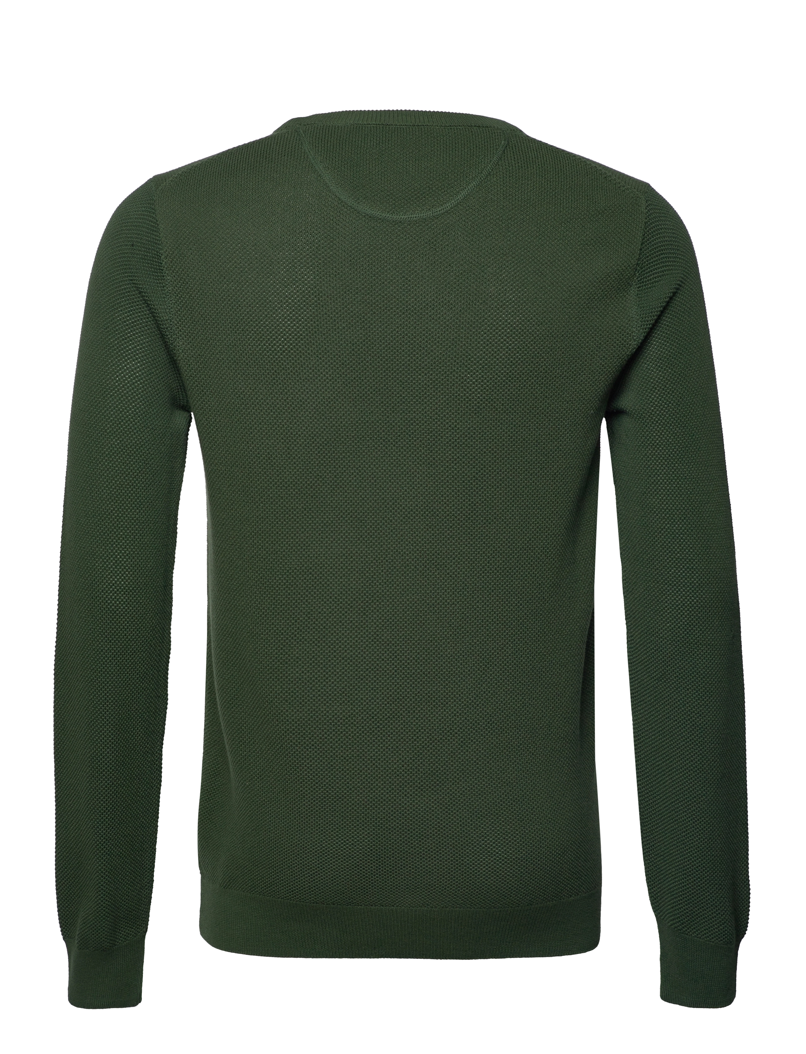 GANT - COTTON PIQUE C-NECK - storm green - 1