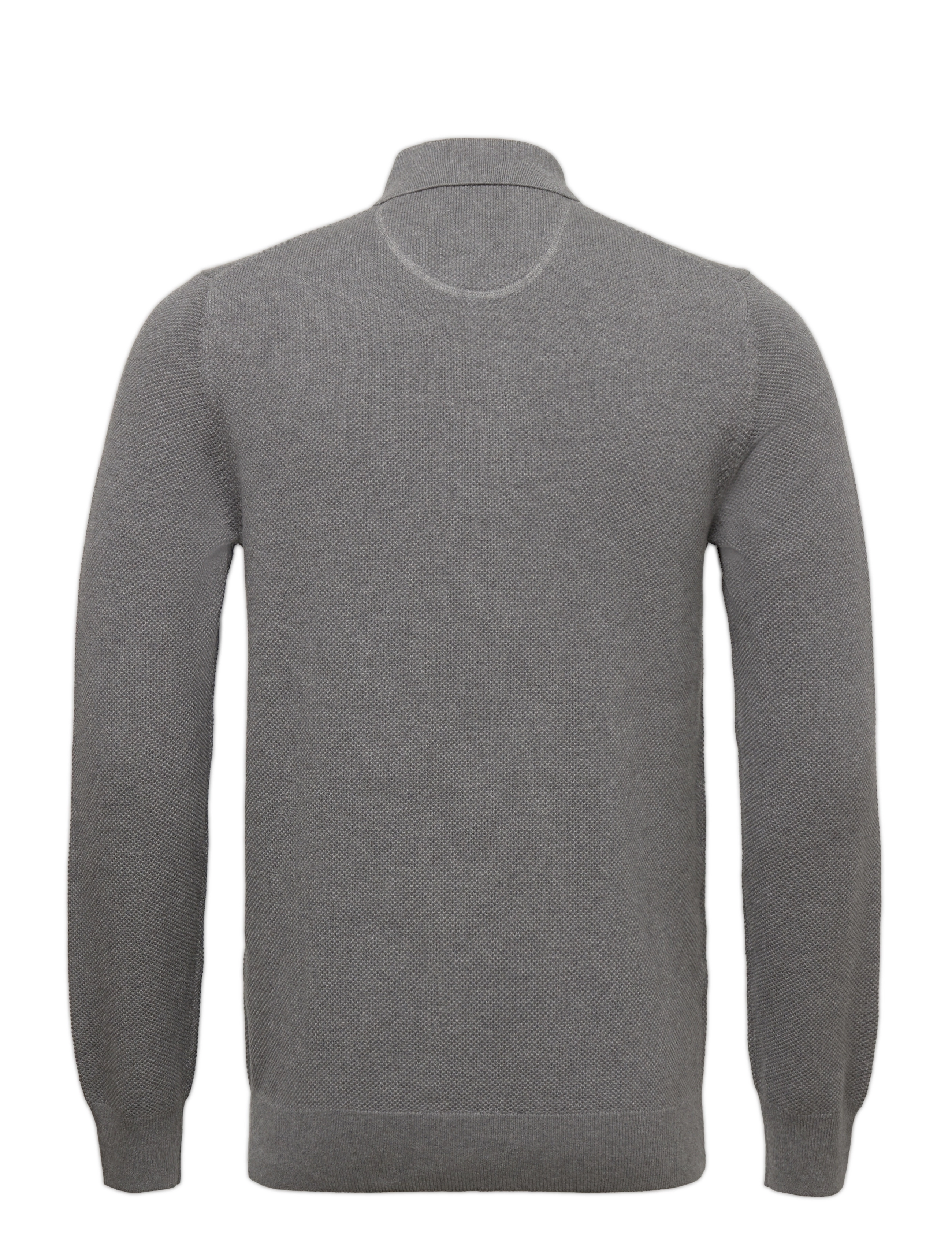 GANT - D1. COTTON PIQUE POLO - dark grey melange - 1