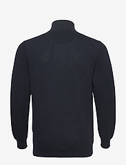 GANT - COTTON PIQUE HALF ZIP - džemperi ar daļēju rāvējslēdzēja aizdari - evening blue - 1