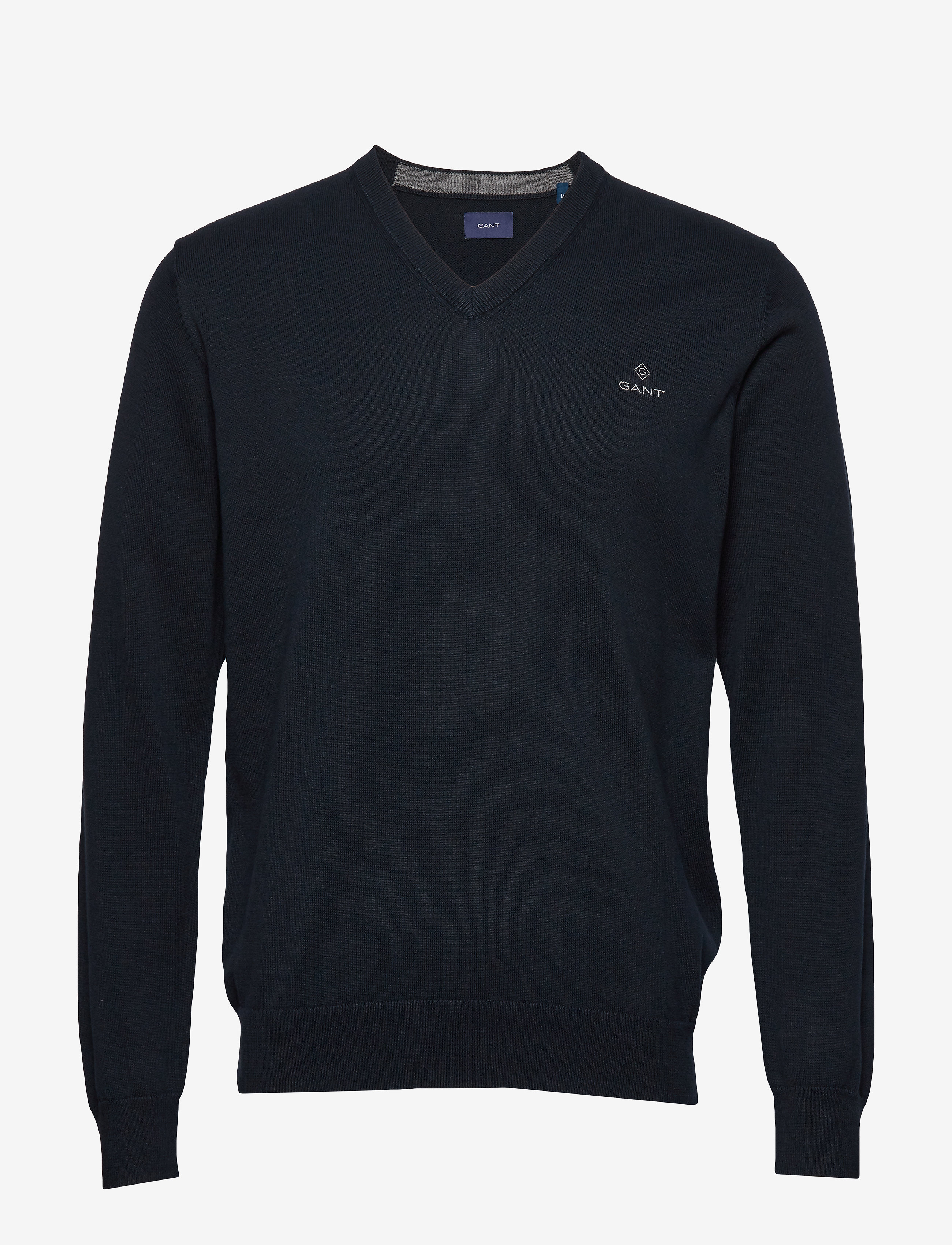 GANT - CLASSIC COTTON V-NECK - evening blue - 0