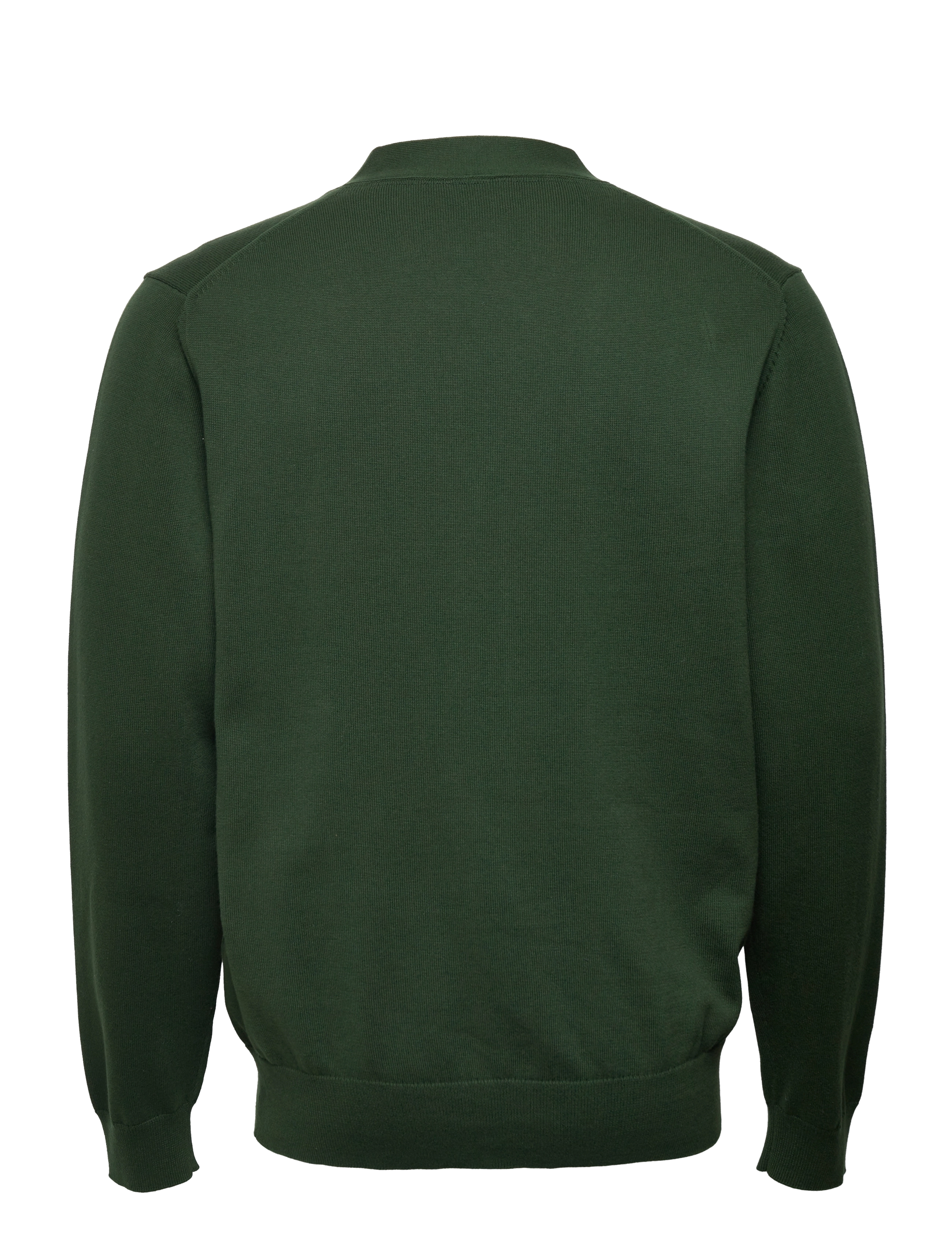 GANT - CLASSIC COTTON V-CARDIGAN - storm green - 1