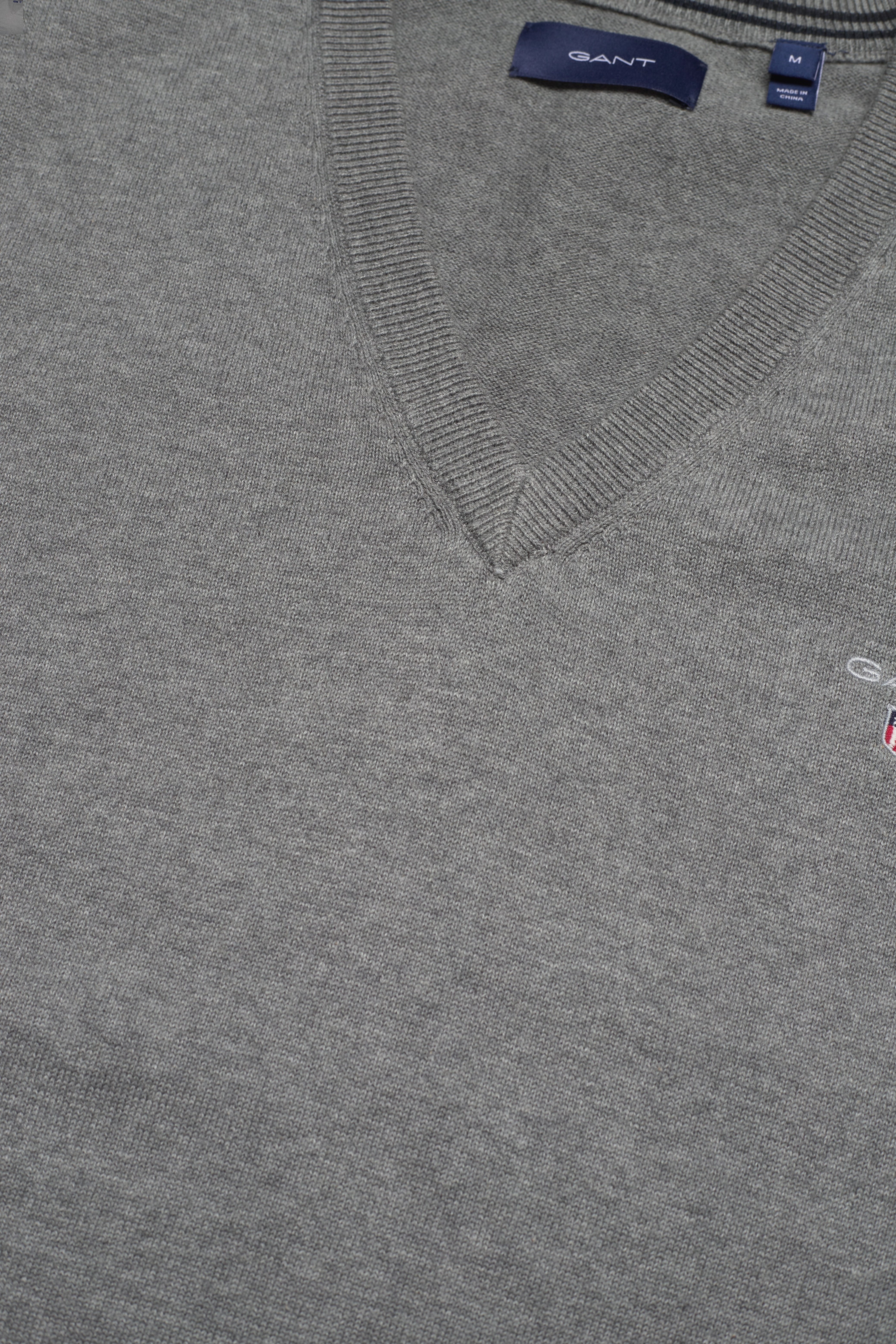 GANT - CLASSIC COTTON SLIPOVER - dark grey melange - 2
