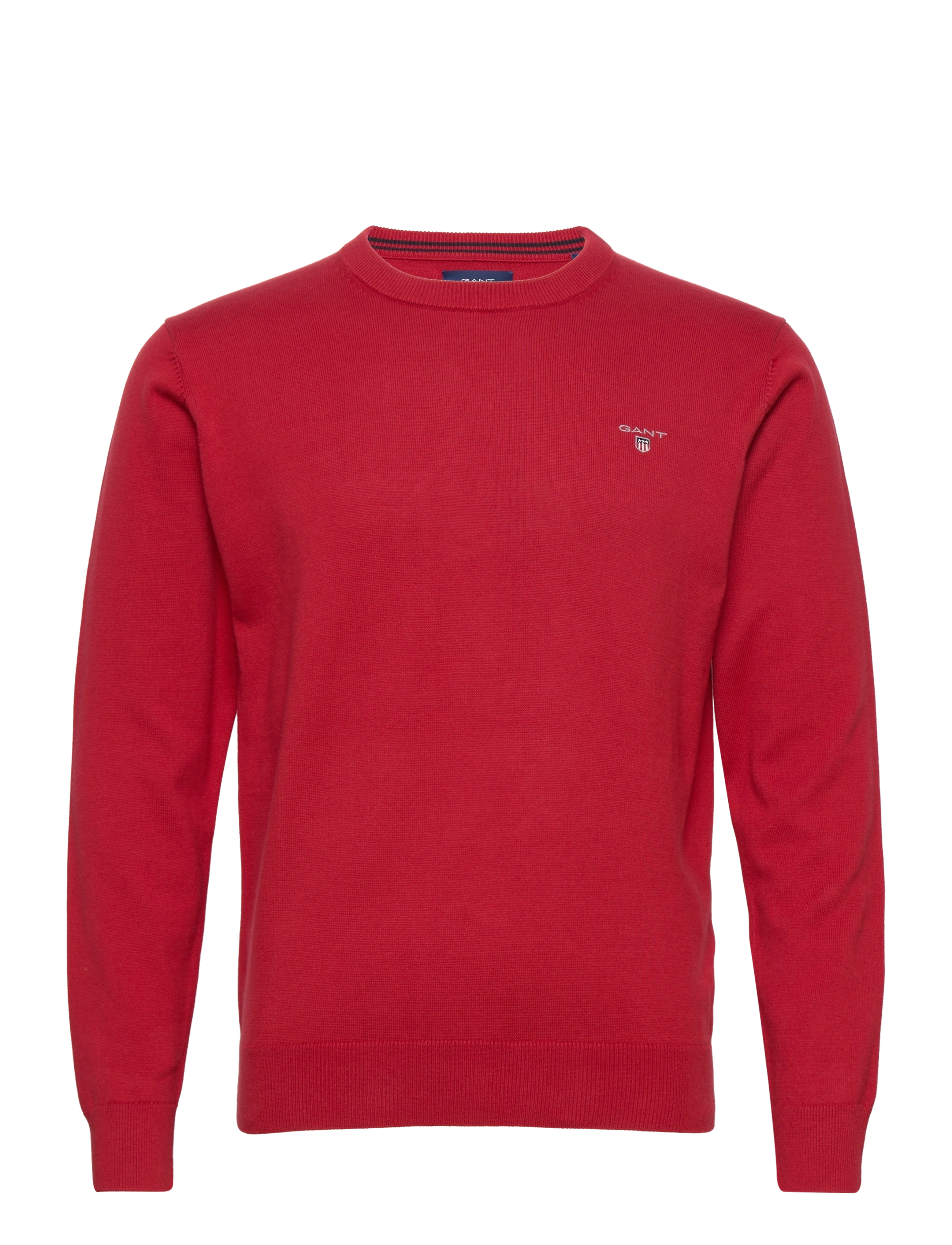 GANT - CLASSIC COTTON C-NECK - autumn sunset - 0