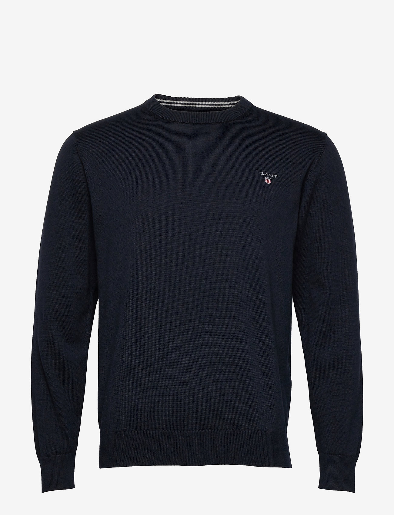 GANT - CLASSIC COTTON C-NECK - evening blue - 0