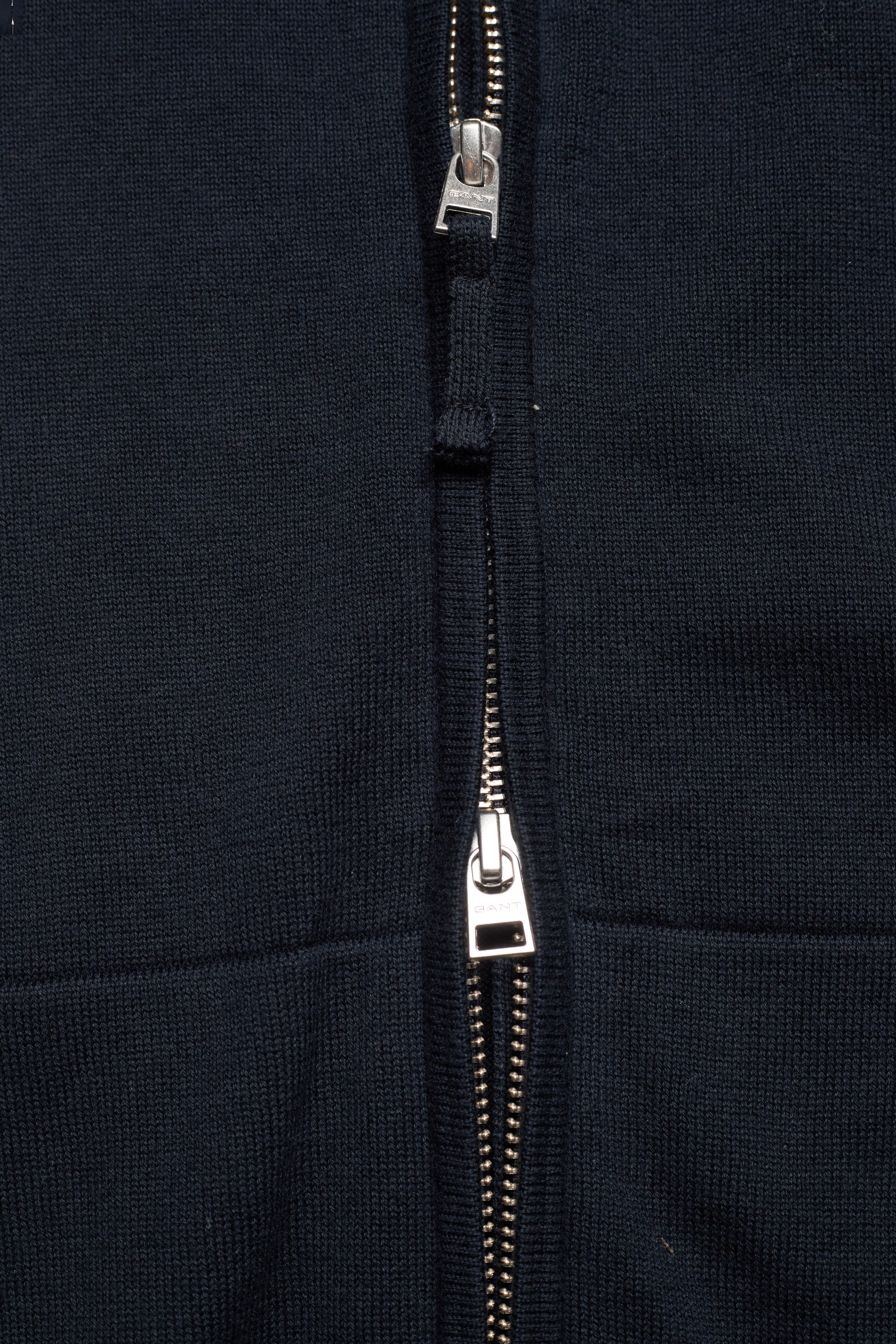 GANT - CLASSIC COTTON ZIP CARDIGAN - evening blue - 3