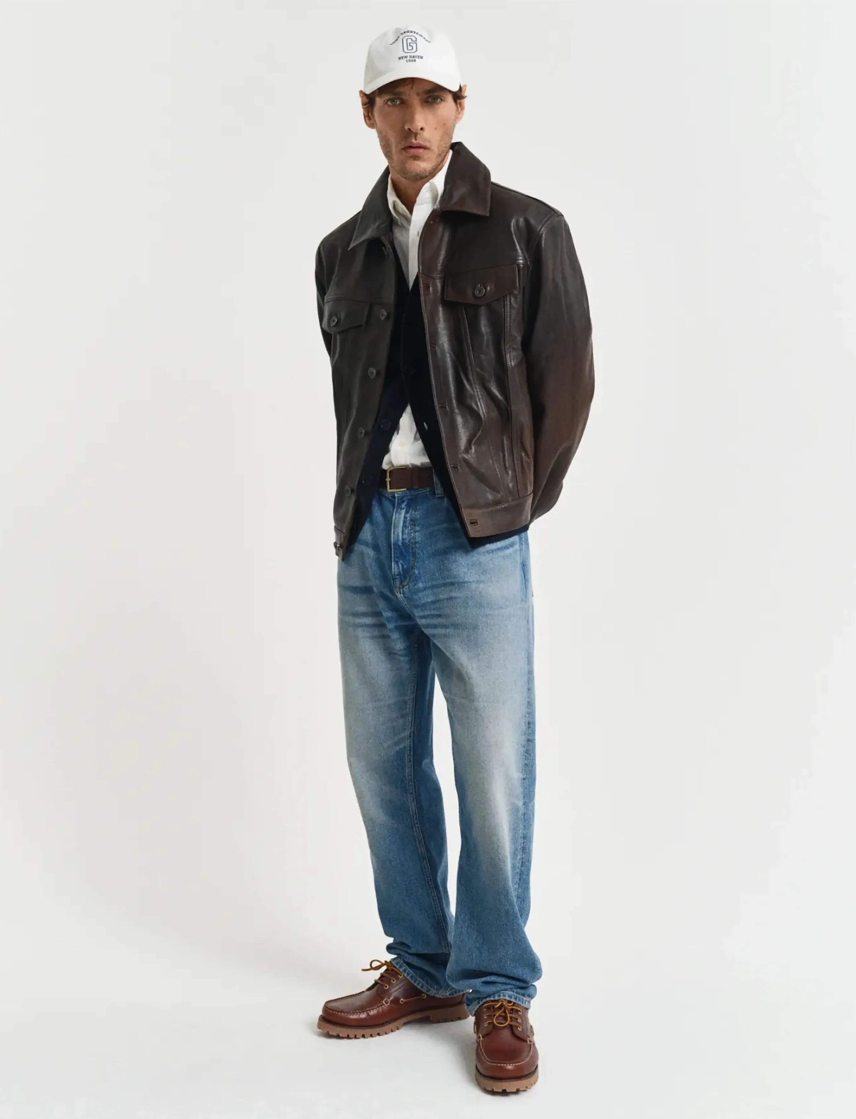 Gant - CLASSIC COTTON V-CARDIGAN - cardigans - evening blue - 5