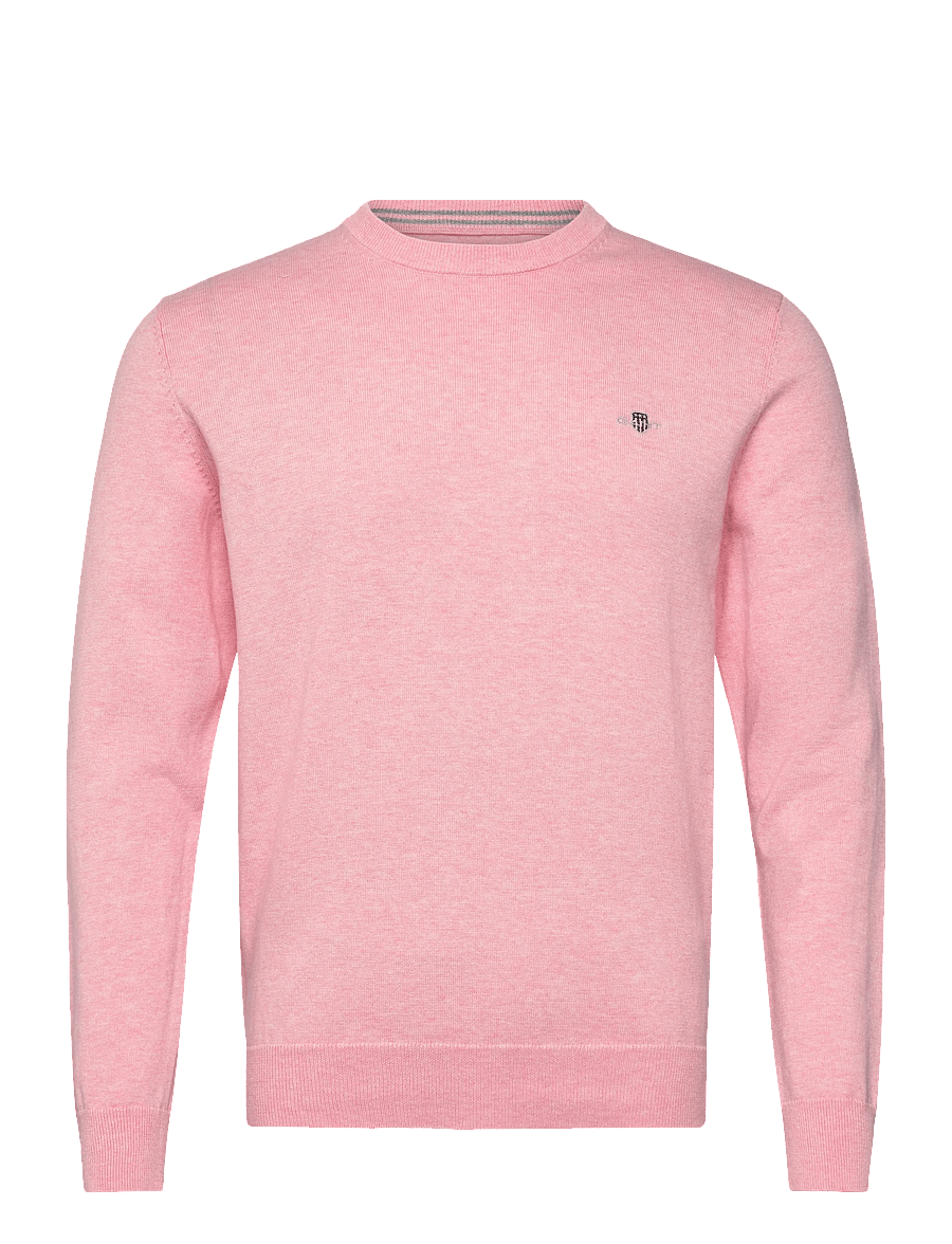 Gant - CLASSIC COTTON C-NECK - rundhals - california pink melange - 1