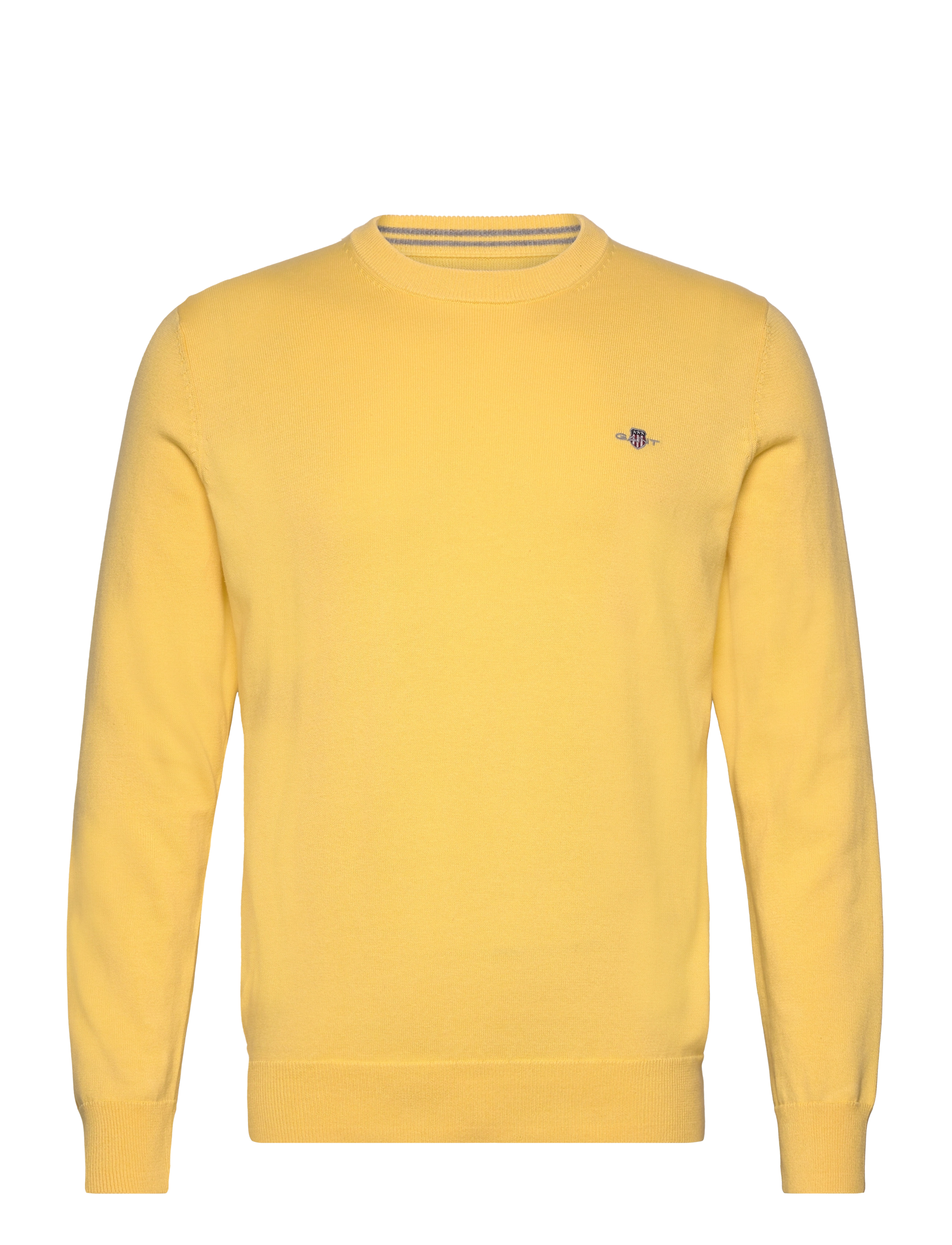 Gant CLASSIC COTTON C-NECK - Strickmode - BANANA YELLOW / yellow