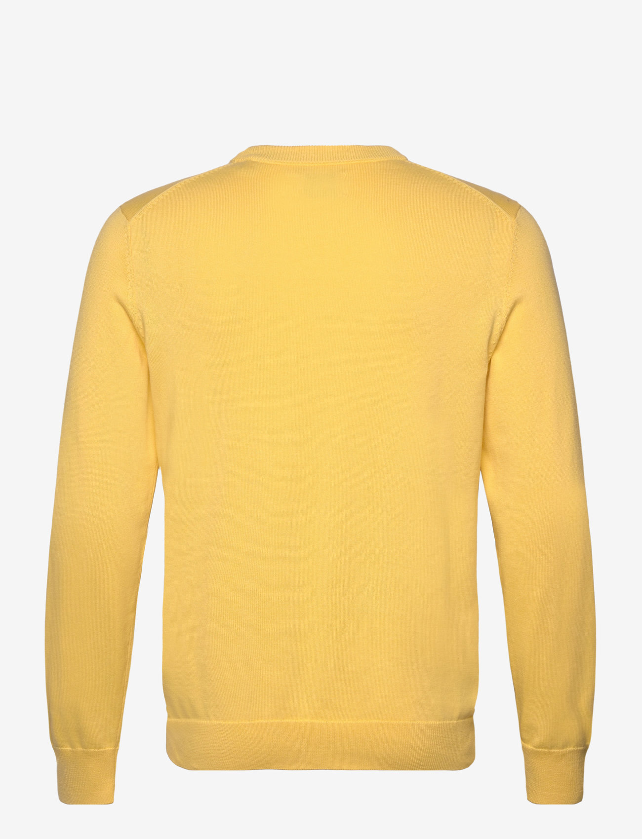 GANT - CLASSIC COTTON C-NECK - rund hals - banana yellow - 1