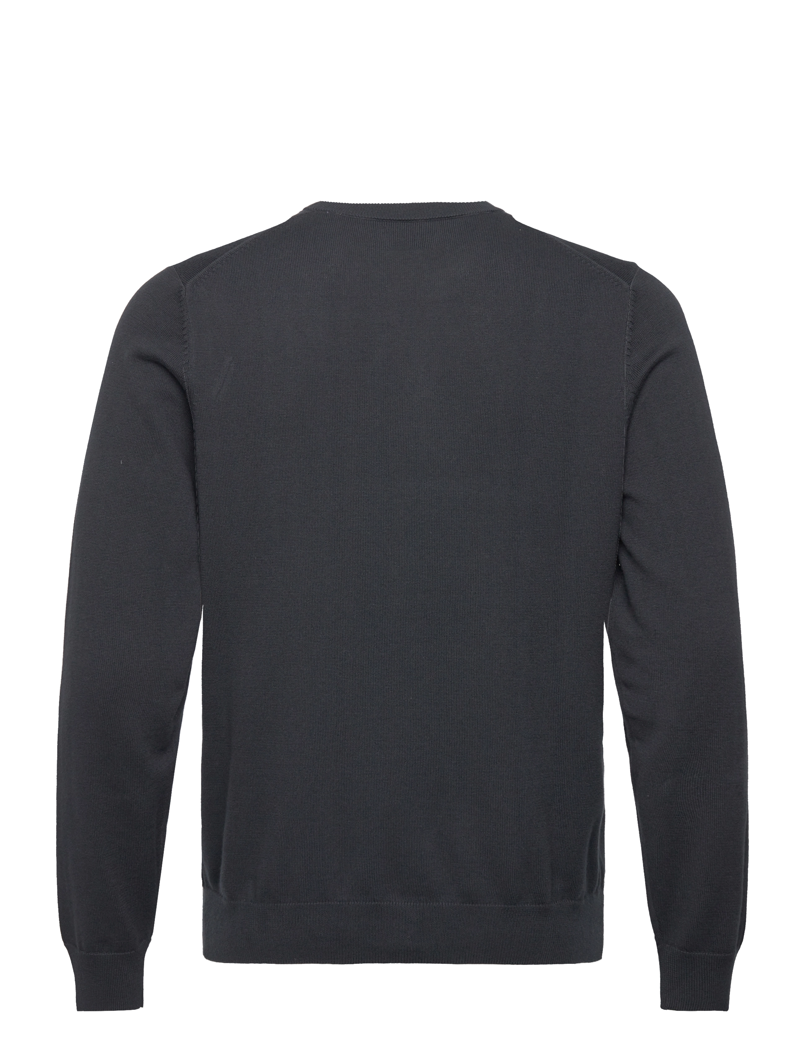 Gant - CLASSIC COTTON C-NECK - rundhals - black - 2