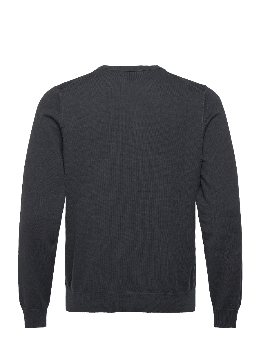 Gant - CLASSIC COTTON C-NECK - rund hals - black - 2