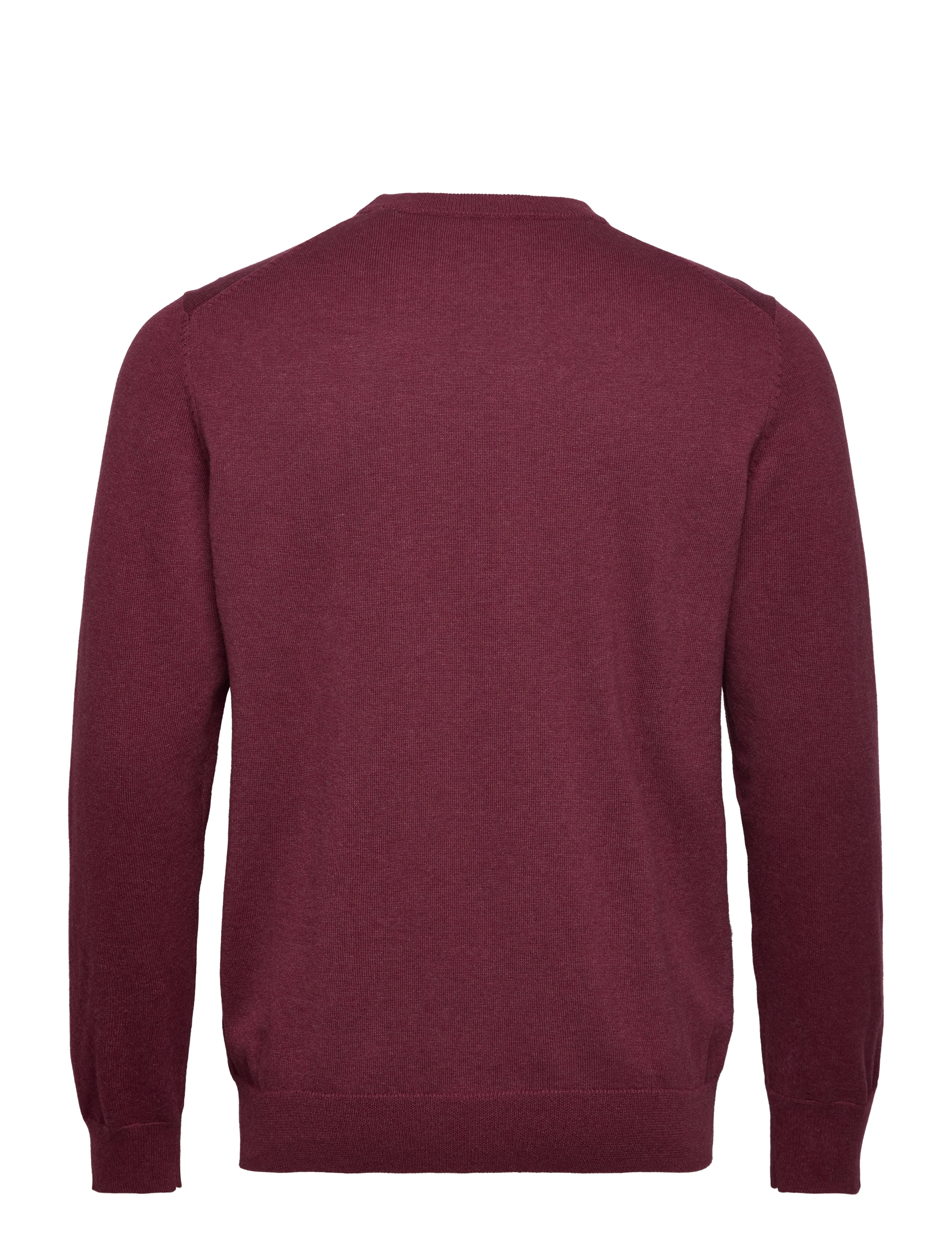 Gant - CLASSIC COTTON C-NECK - trøjer - bordeaux melange - 1