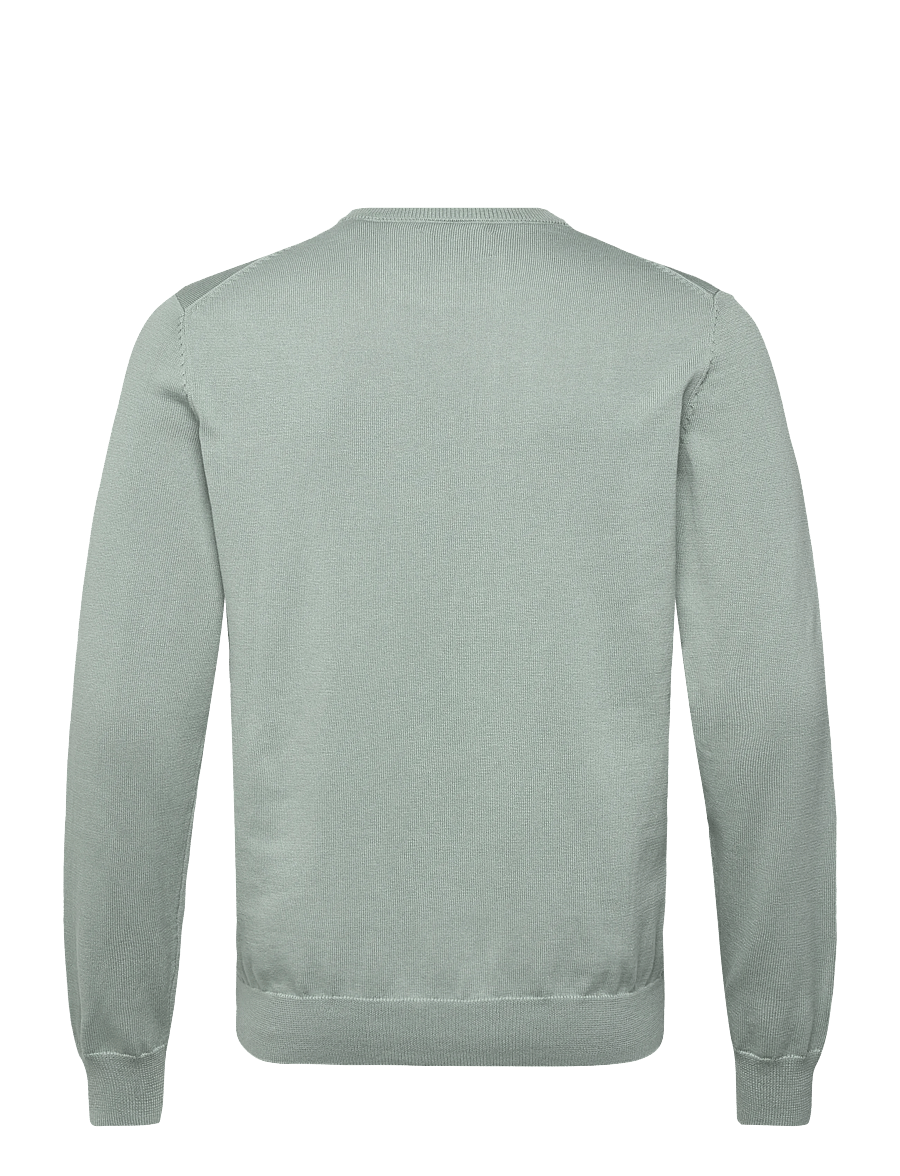 Gant - CLASSIC COTTON C-NECK - džemperi ar apaļu kakla izgriezumu - ceramic grey - 2