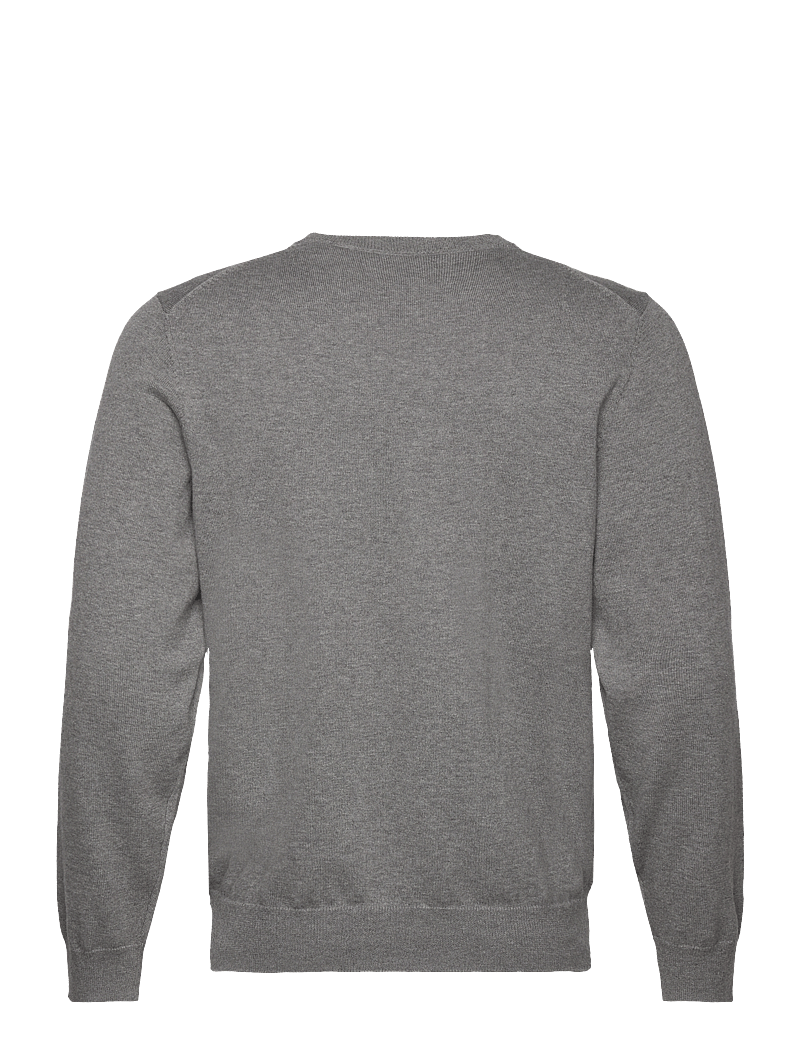 GANT - CLASSIC COTTON C-NECK - rund hals - dark grey melange - 2