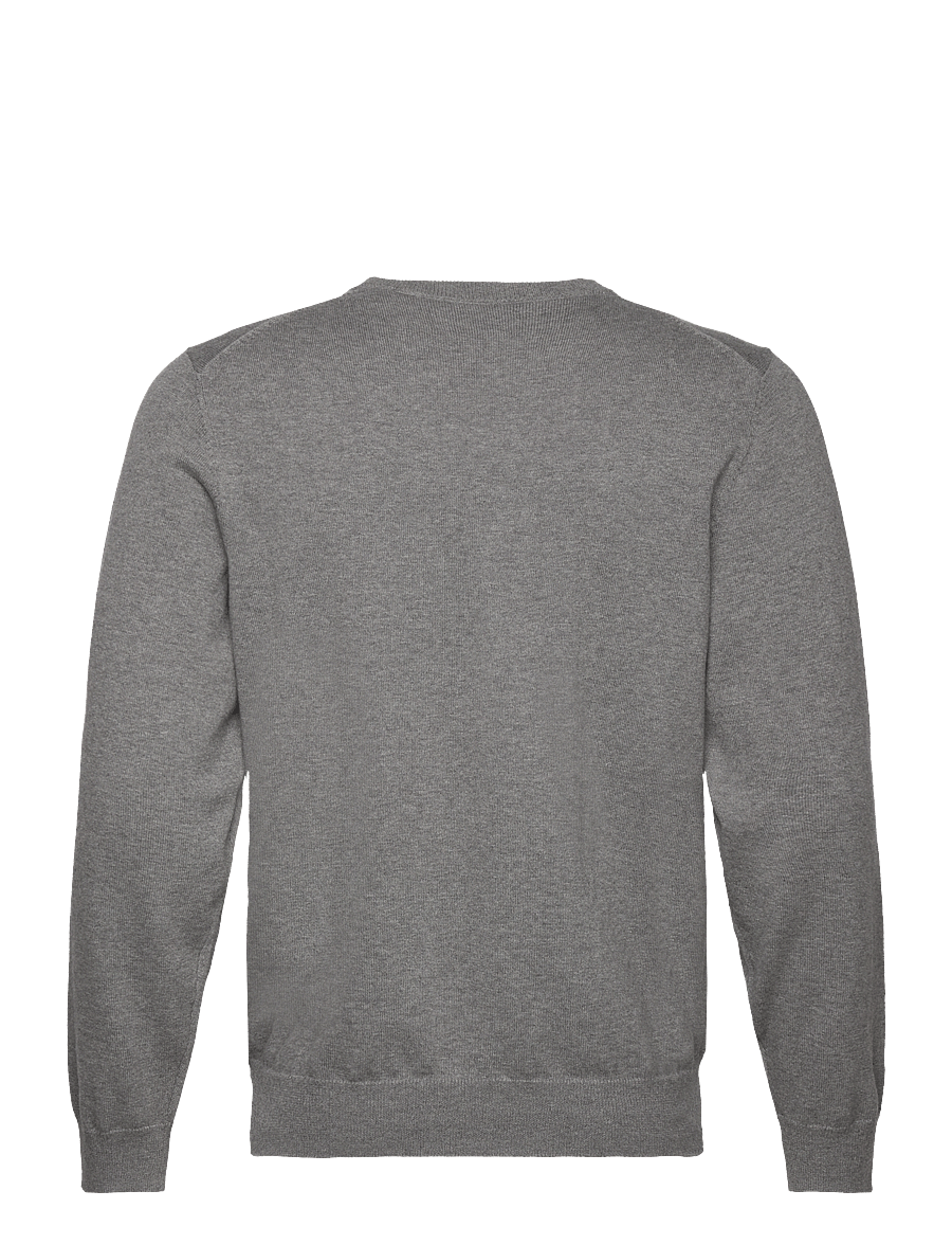 Gant - CLASSIC COTTON C-NECK - rundhals - dark grey melange - 2