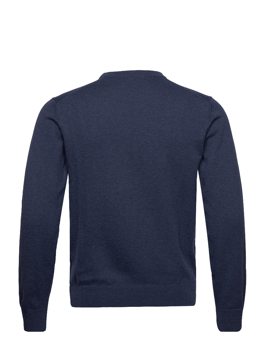 Gant - CLASSIC COTTON C-NECK - rundhals - dark jeansblue melange - 2
