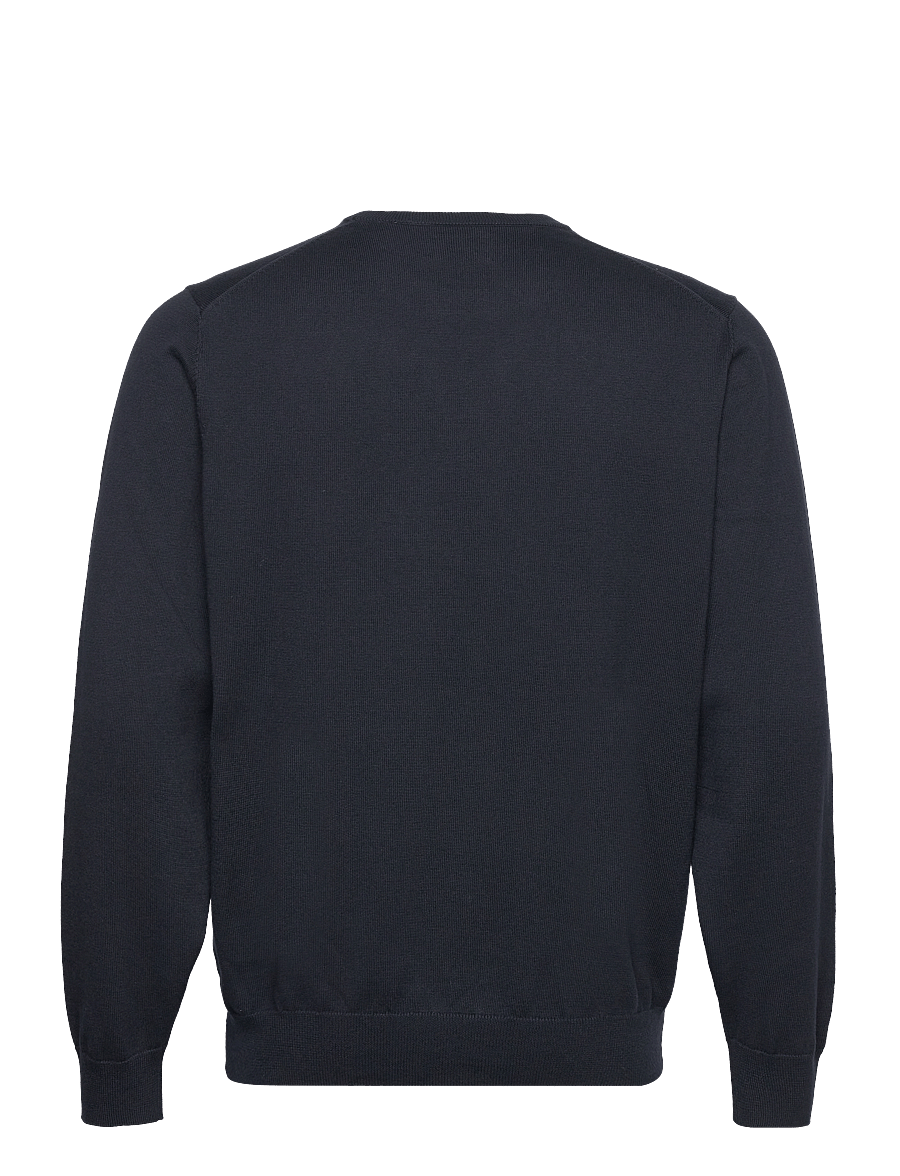 Gant - CLASSIC COTTON C-NECK - Ümara kaelusega - evening blue - 2