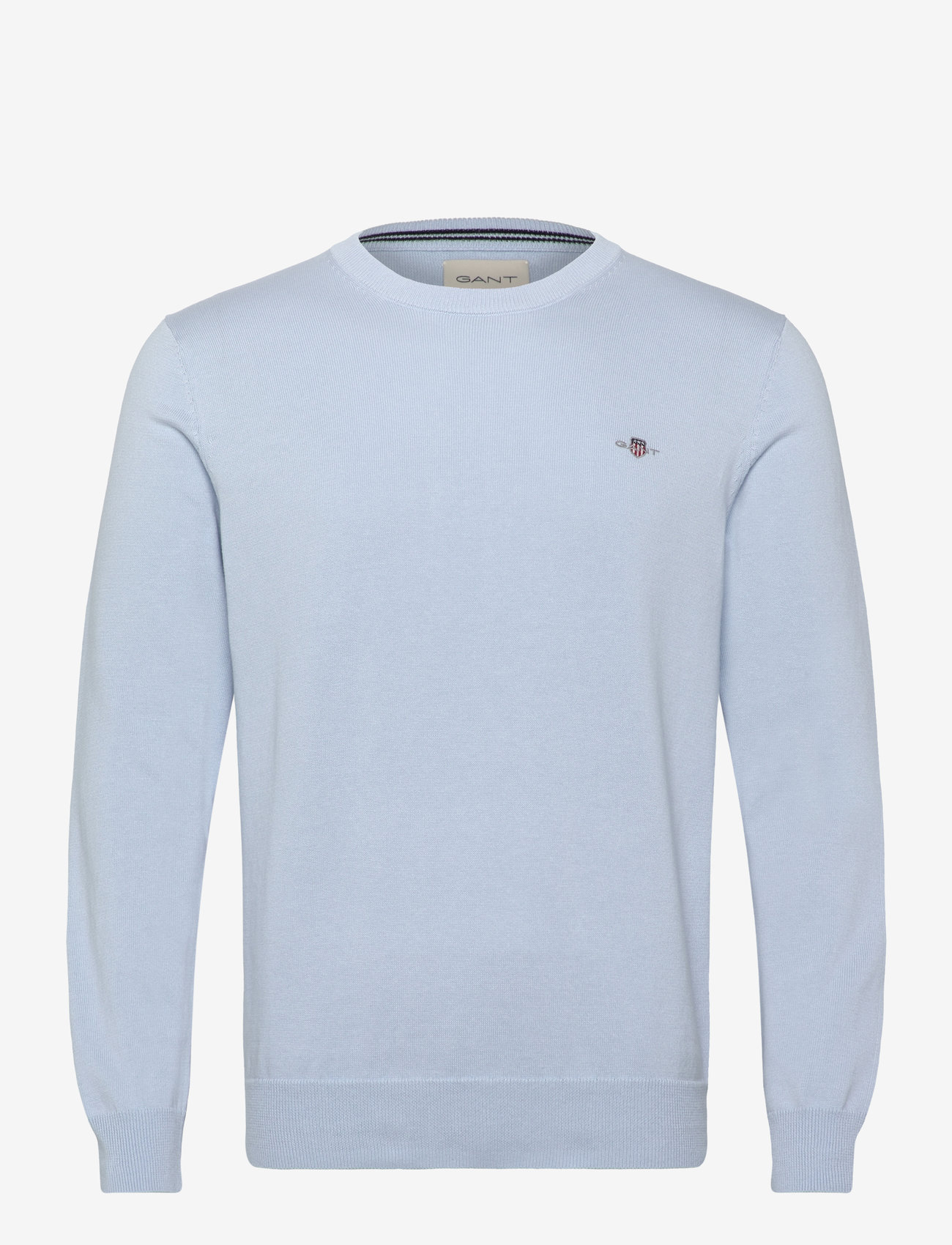 Gant - CLASSIC COTTON C-NECK - rundhals - fresh blue - 1