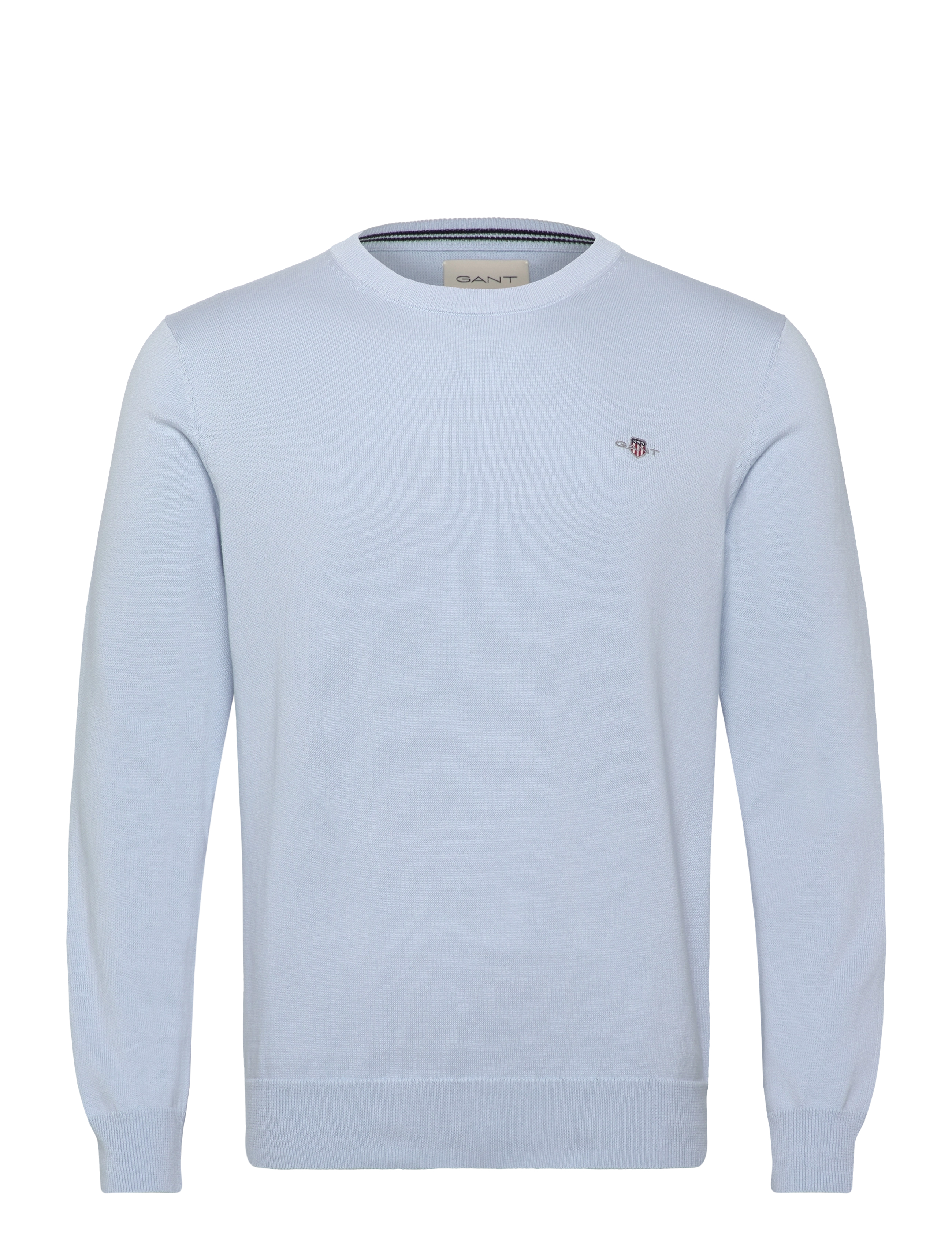 Gant CLASSIC COTTON C-NECK - Gant - FRESH BLUE / blue
